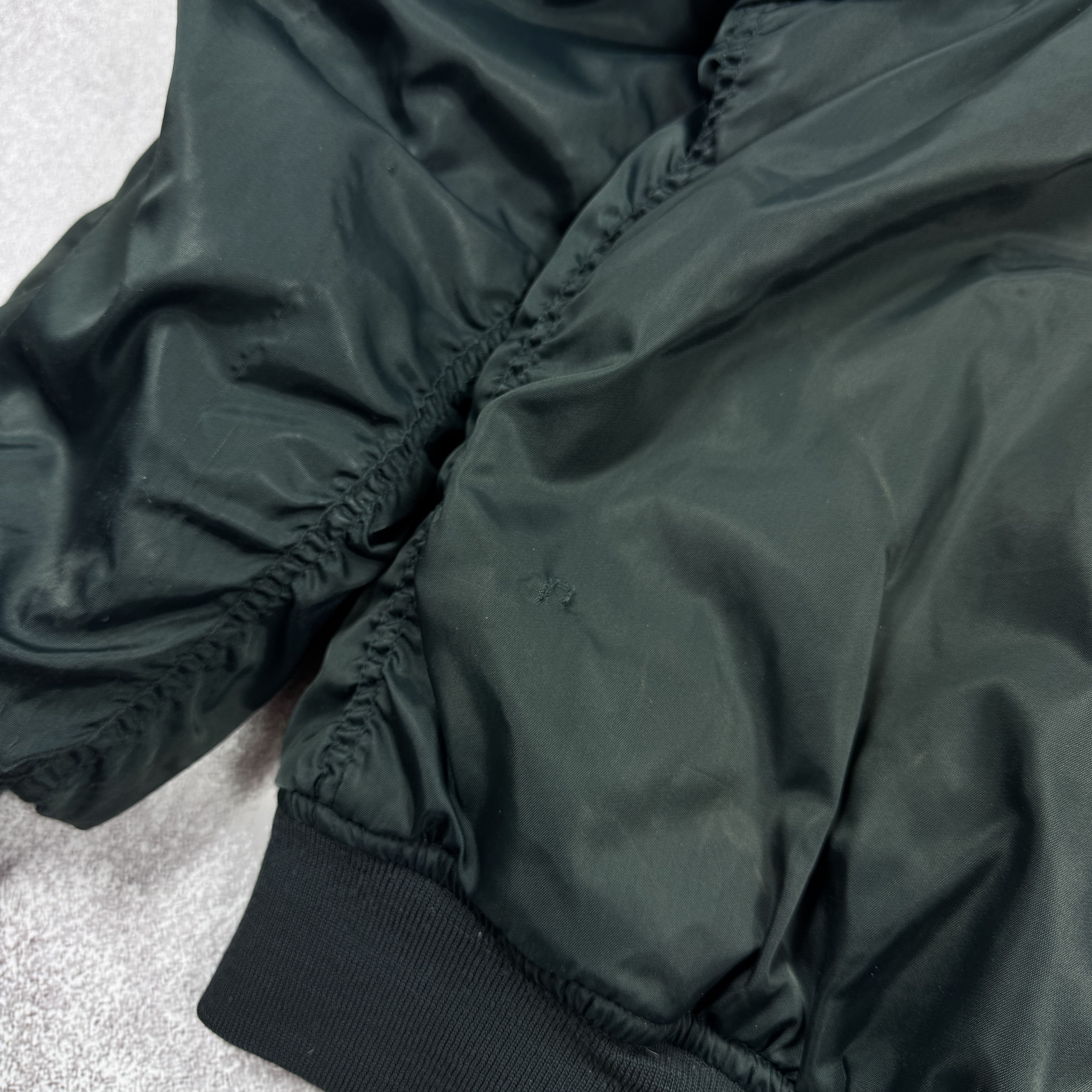 Alpha Industries VNTG ALPHA INDUSTRIES MA-1 NYLON DISTRSED REVERSIBLE BOMBER Size US XL / EU 56 / 4 - 12 Thumbnail