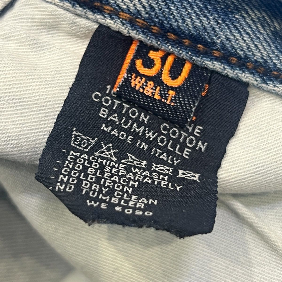 Walter Van Beirendonck WALTER VAN BEIRENDONCK 90's Graffiti Cropped Denim Pants Size US 30 / EU 46 - 4 Thumbnail