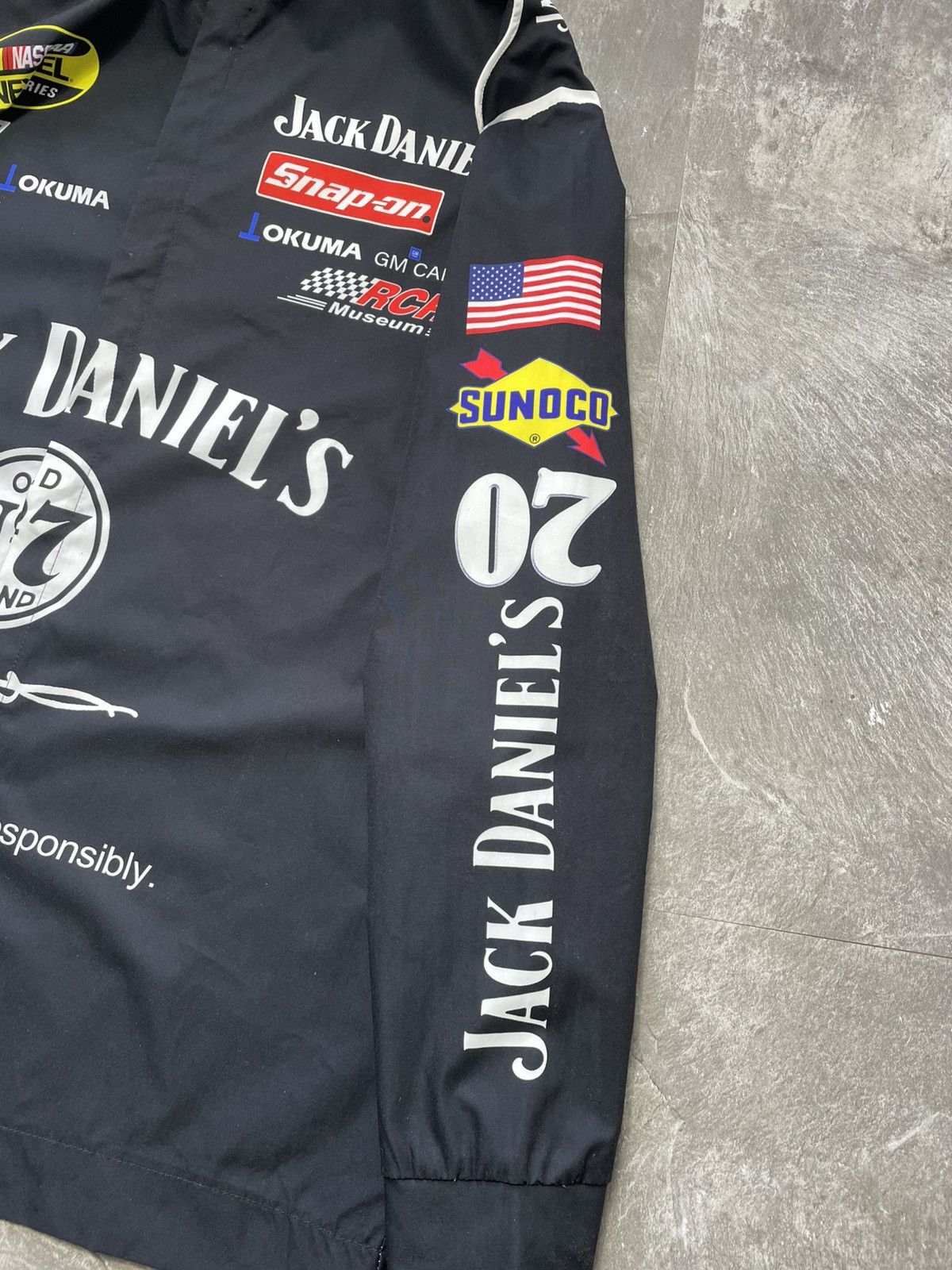 NASCAR Jack Daniels JH Design Nascar Racing Light Jacket Size US L / EU 52-54 / 3 - 6 Thumbnail