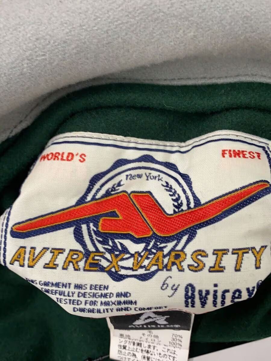 Avirex Avirex Wool Baseball Jacket Green Size US XL / EU 56 / 4 - 3 Thumbnail