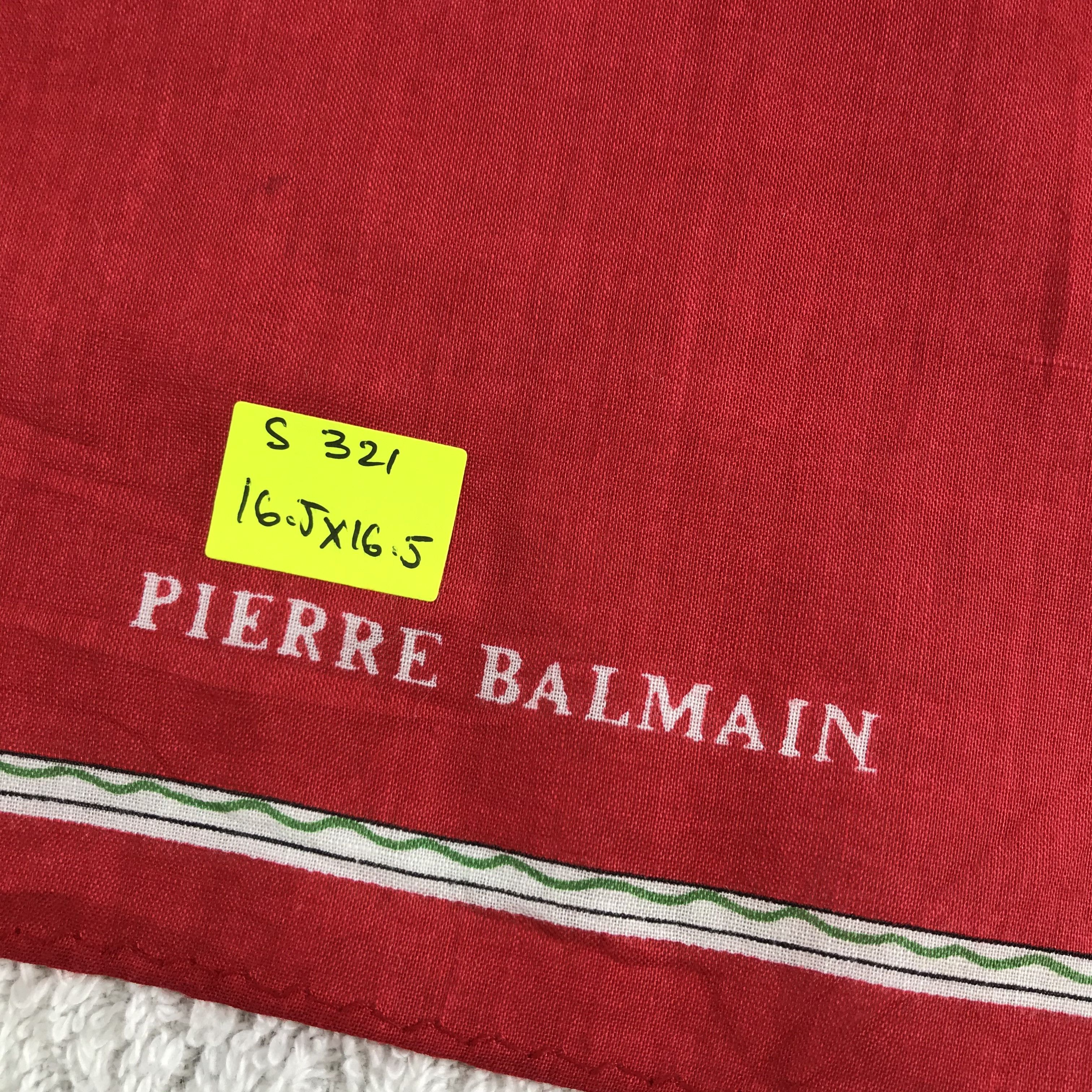 Pierre Balmain × Vintage Pierre Balmain Bandana / Handkerchief / Neckerchief - S321 Size ONE SIZE - 5 Thumbnail