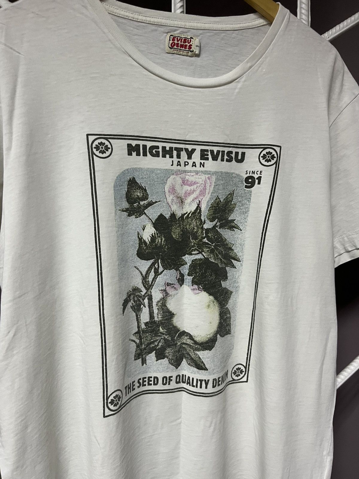 Evisu Vintage Evisu Genes Japan Tee Size US XL / EU 56 / 4 - 2 Thumbnail
