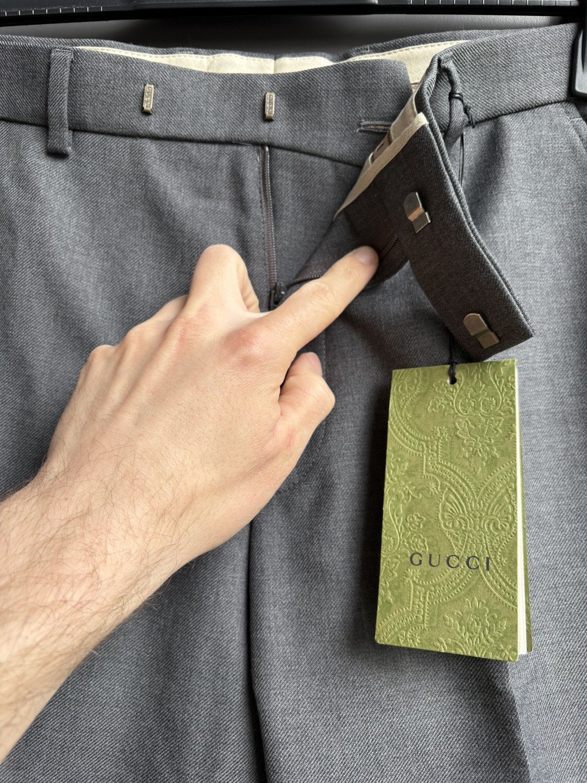 Gucci Gucci grey flared trousers harry styles Size 46R - 3 Thumbnail