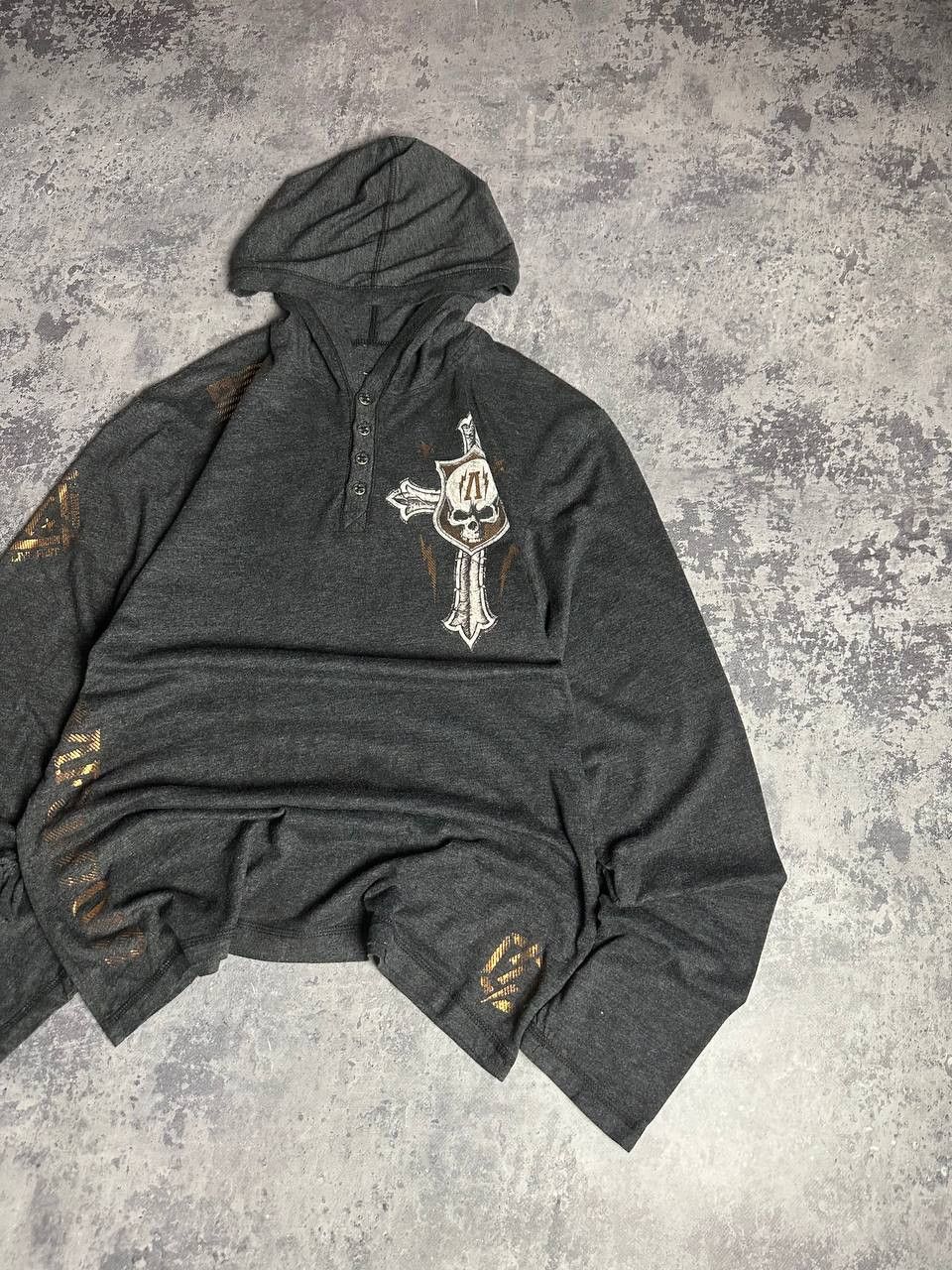 Affliction Crazy rare cyber y2k affliction longsleeve shirt Size US M / EU 48-50 / 2 - 7 Thumbnail