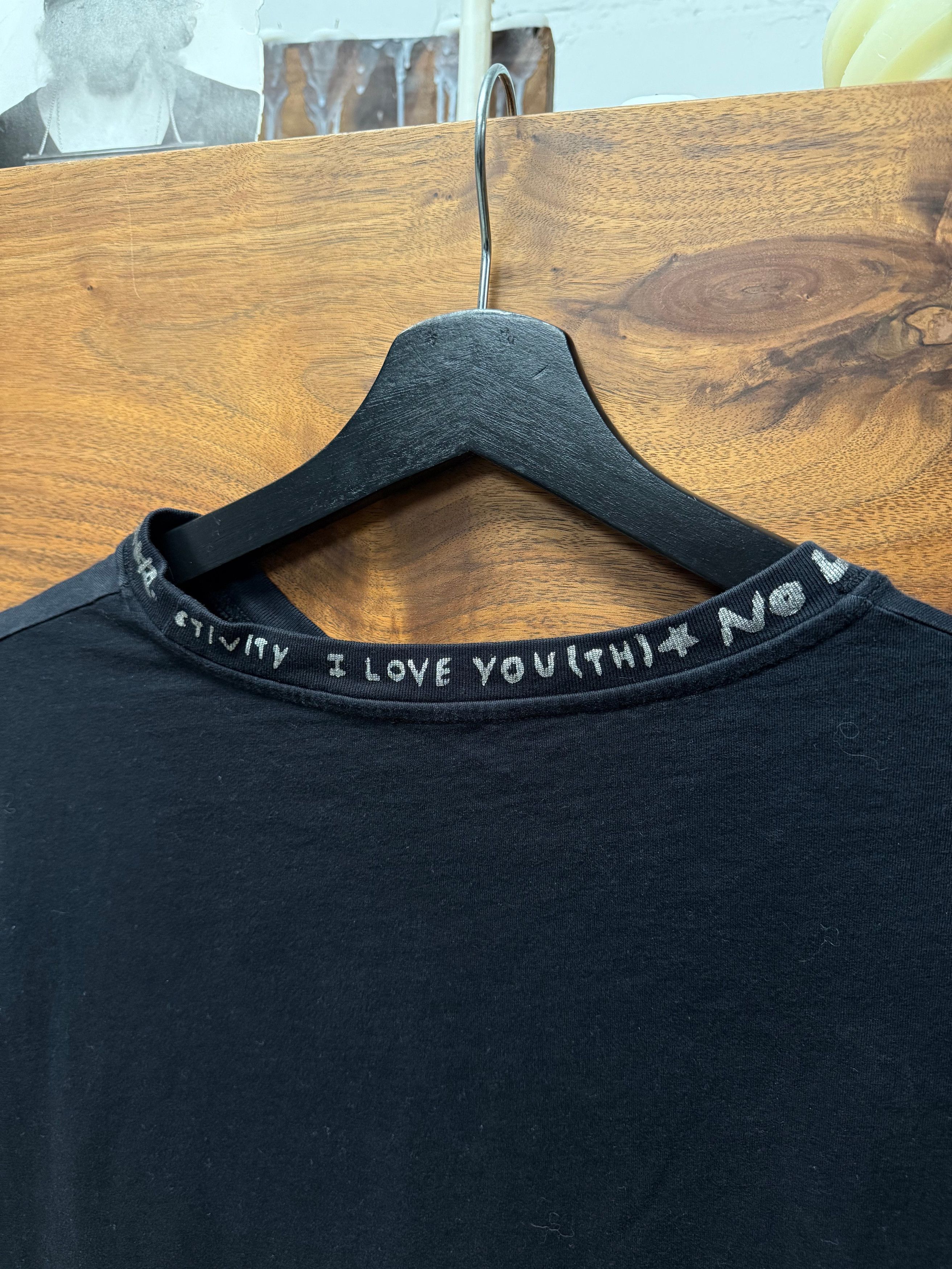 Raf Simons AW2020 Raf Simons ‘Solar Youth’ Flag Patch Black T-Shirt Size US L / EU 52-54 / 3 - 5 Thumbnail