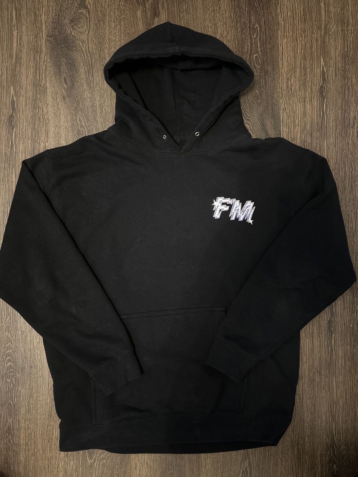 image of The Weeknd Dawn Fm Pullover Hoodie in Black, Men's (Size Large)