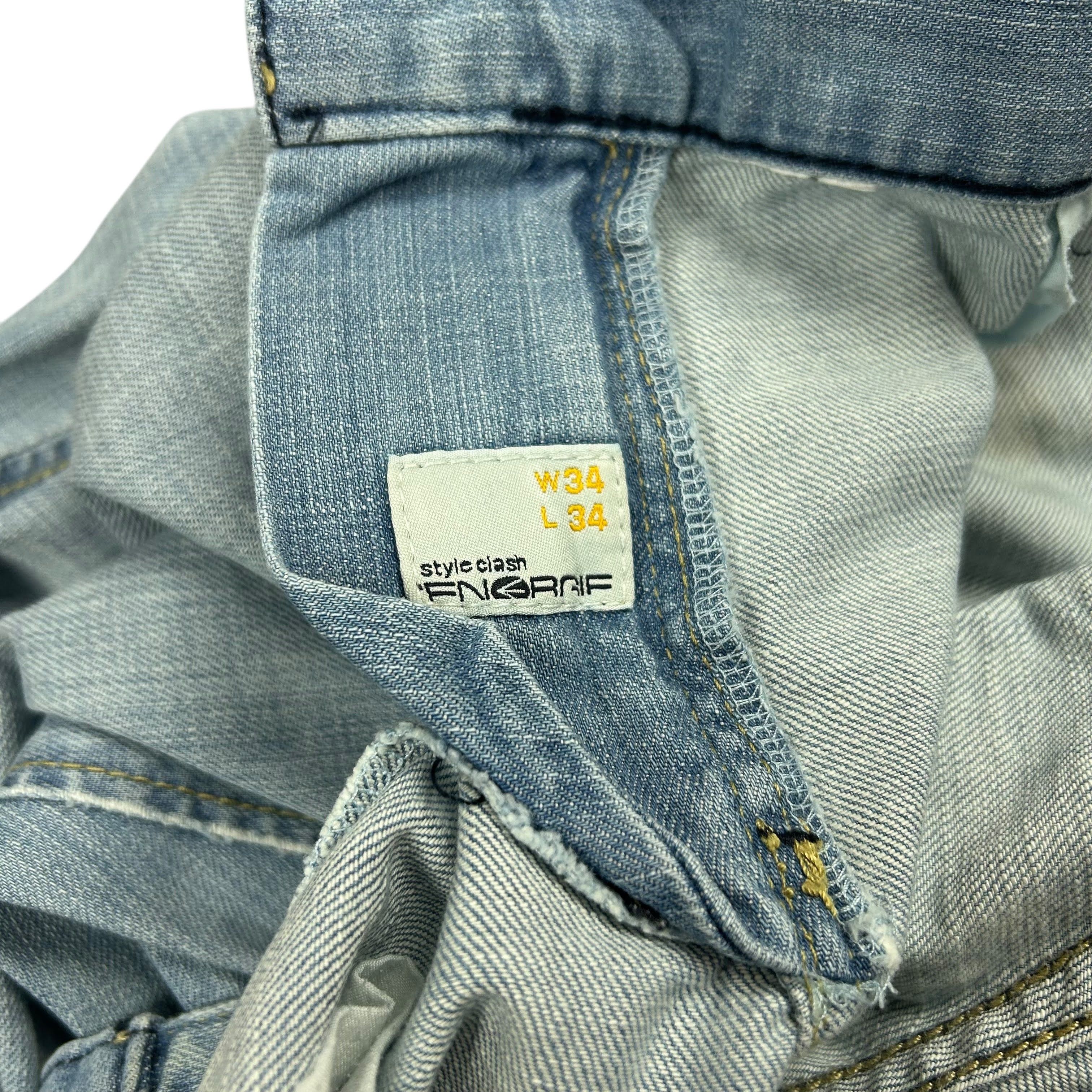 Energie Energie Morris Bootcut Flared Light Wash Denim Jeans W34L34 Size US 34 / EU 50 - 8 Thumbnail