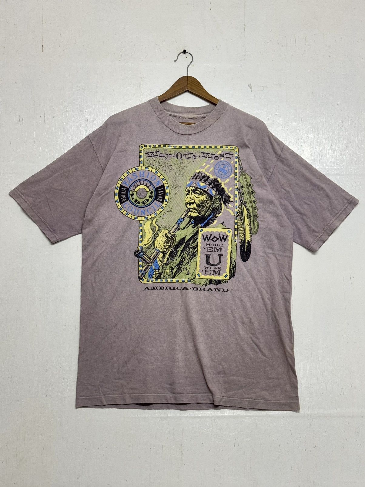 Vintage Vintage America Brand Native Red Indian ( No taq ) Size US XL / EU 56 / 4 - 3 Thumbnail