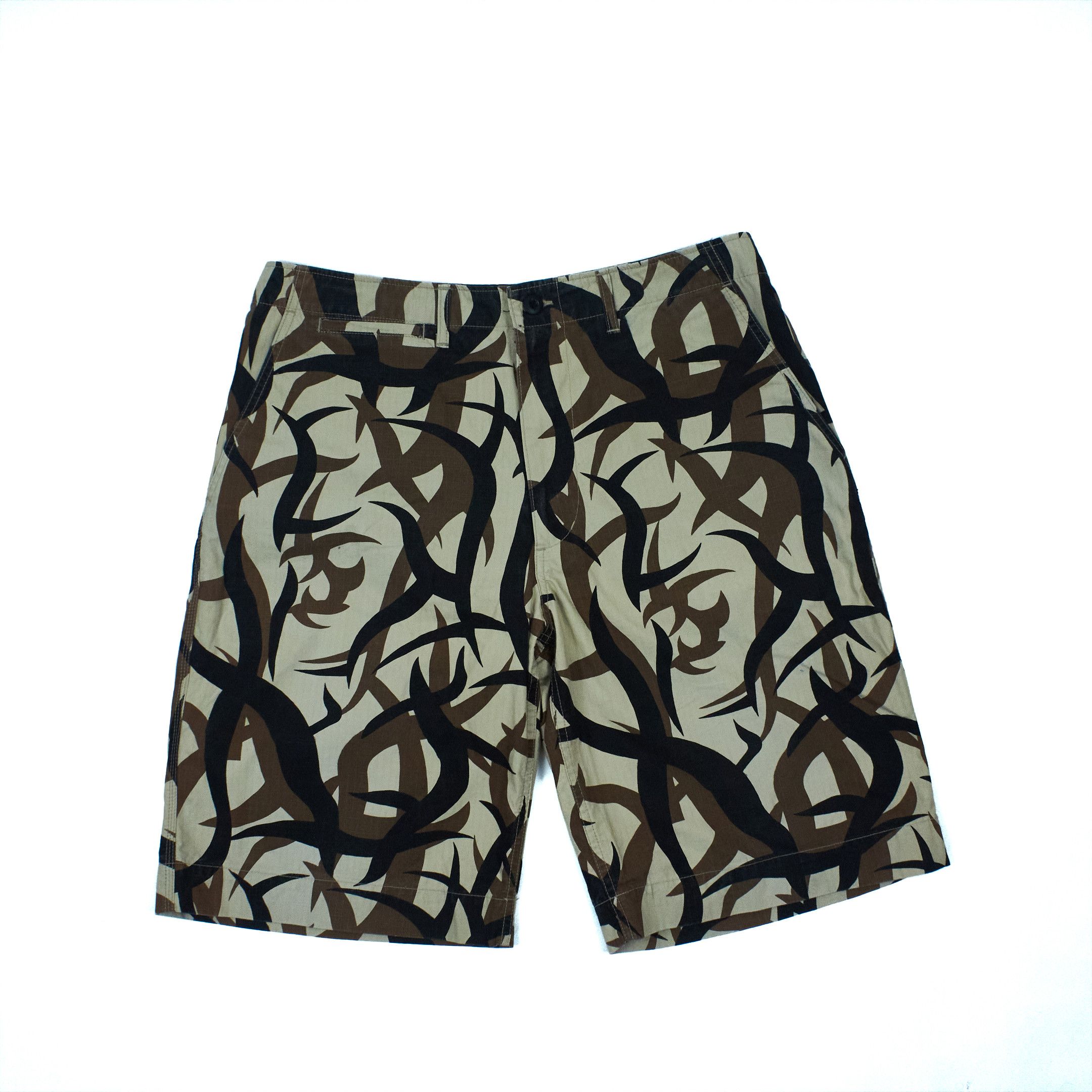 Bape Vintage Tribal Camo Shorts Size US 36 / EU 52 - 1 Thumbnail