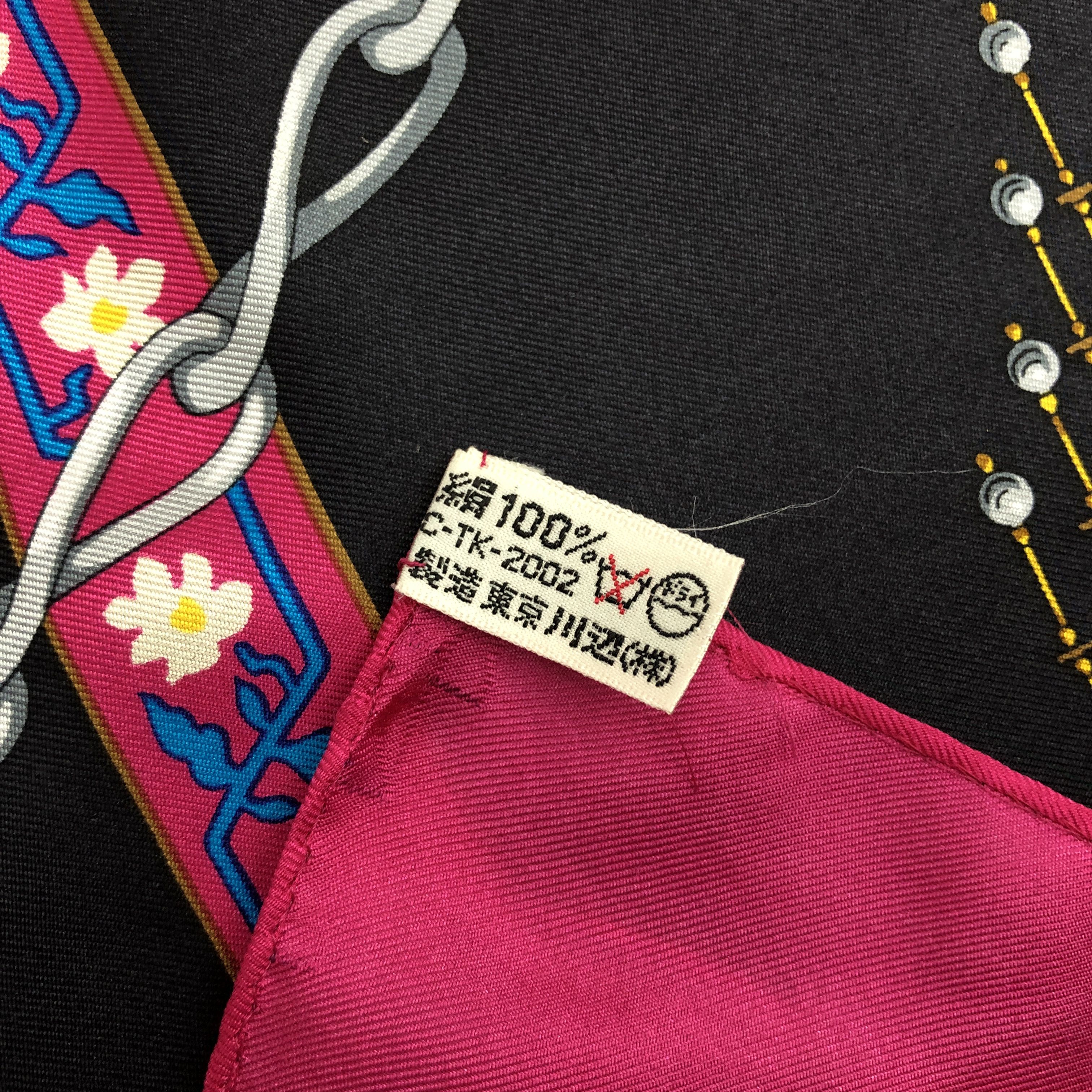 Vintage Vintage M.Borromeo SILK Scarf Twill Stole Wraps Scarves Size ONE SIZE - 19 Thumbnail
