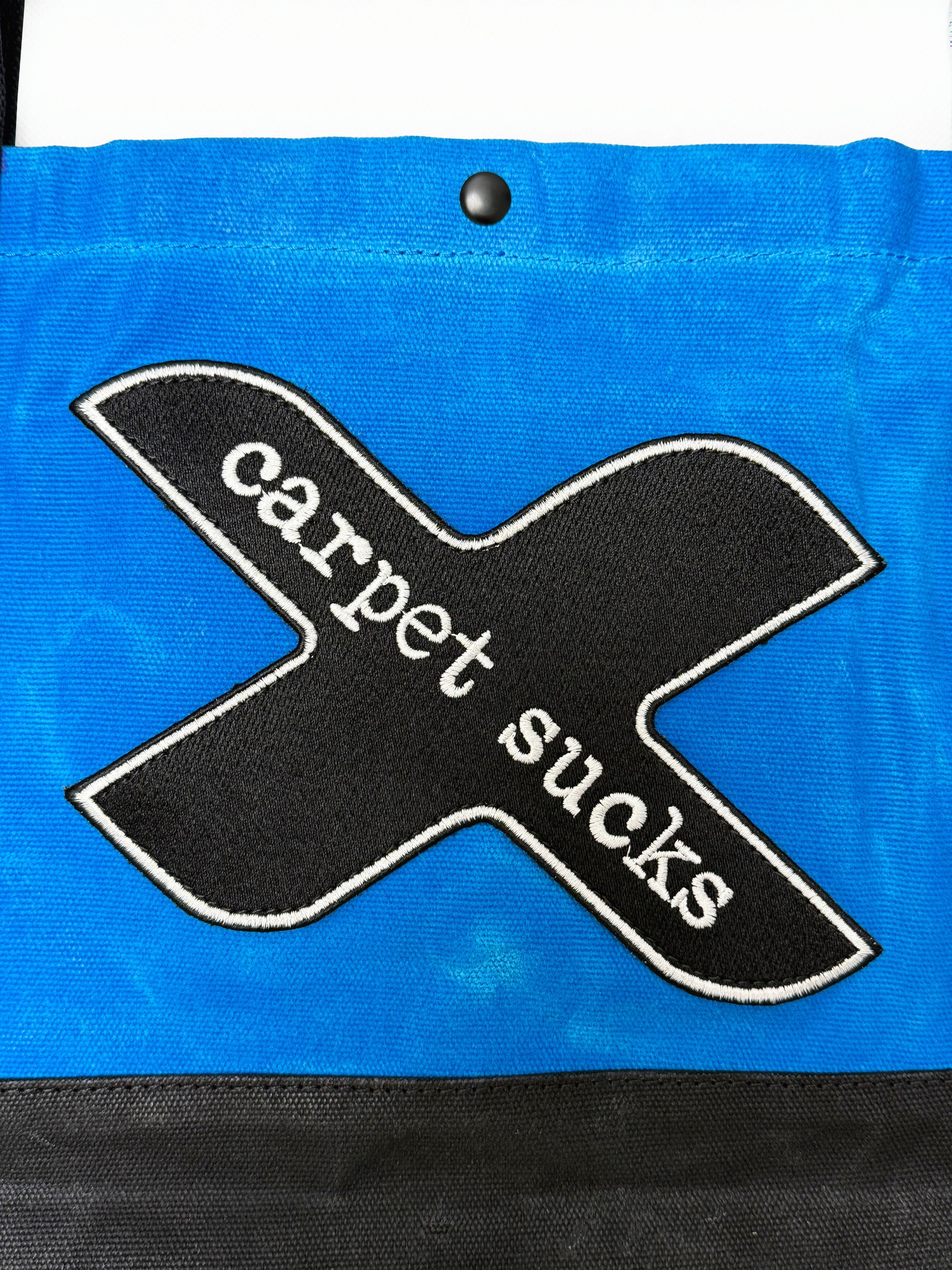Carpet Company Racing Tote Bag Blue