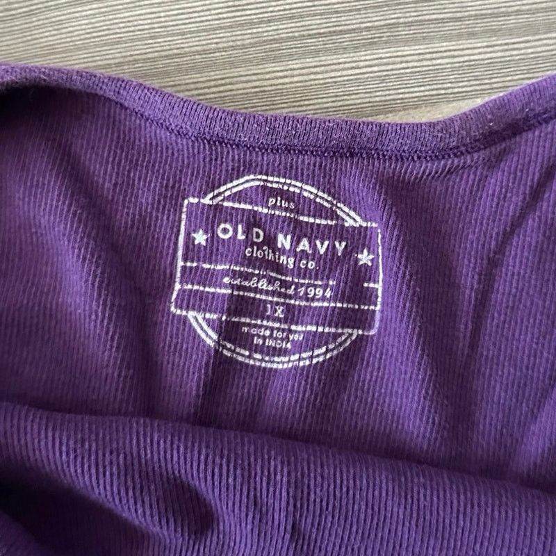 Old Navy old navy princess purple ribbed tank top Size XL / US 12-14 / IT 48-50 - 3 Thumbnail