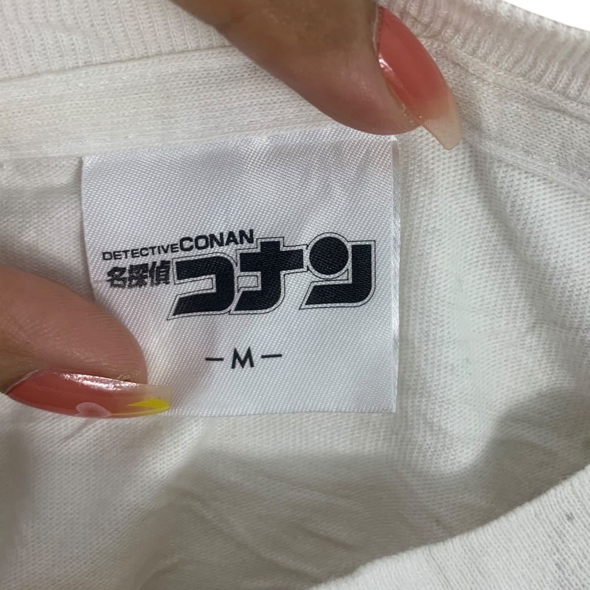 GU GU x DETECTIVE CONAN Anime One Truth Cropped Top Tee Shirt Size M / US 6-8 / IT 42-44 - 5 Thumbnail
