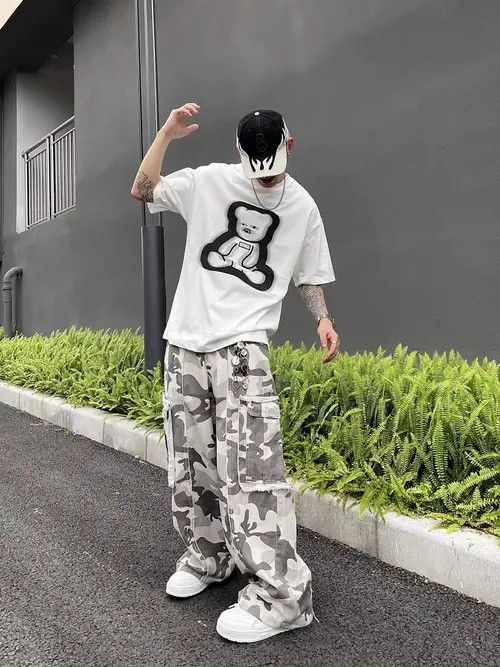 Japanese Brand Fumina x Izumi Camouflage High Street Vintage Casual Pants Size US 31 - 4 Thumbnail