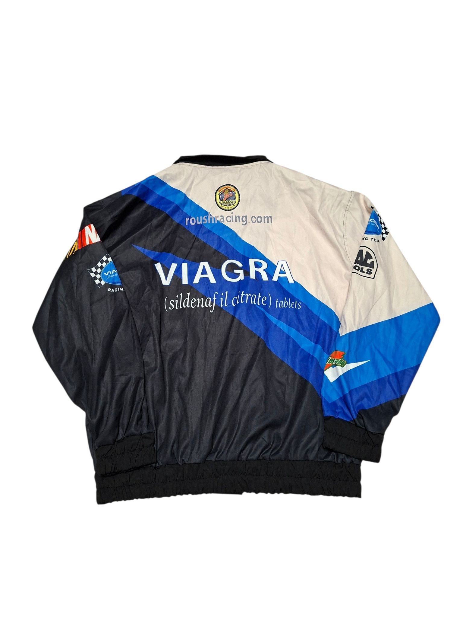 Other VIAGRA RACING VINTAGE BIG LOGO NYLON TRACK JACKET Size US L / EU 52-54 / 3 - 3 Thumbnail