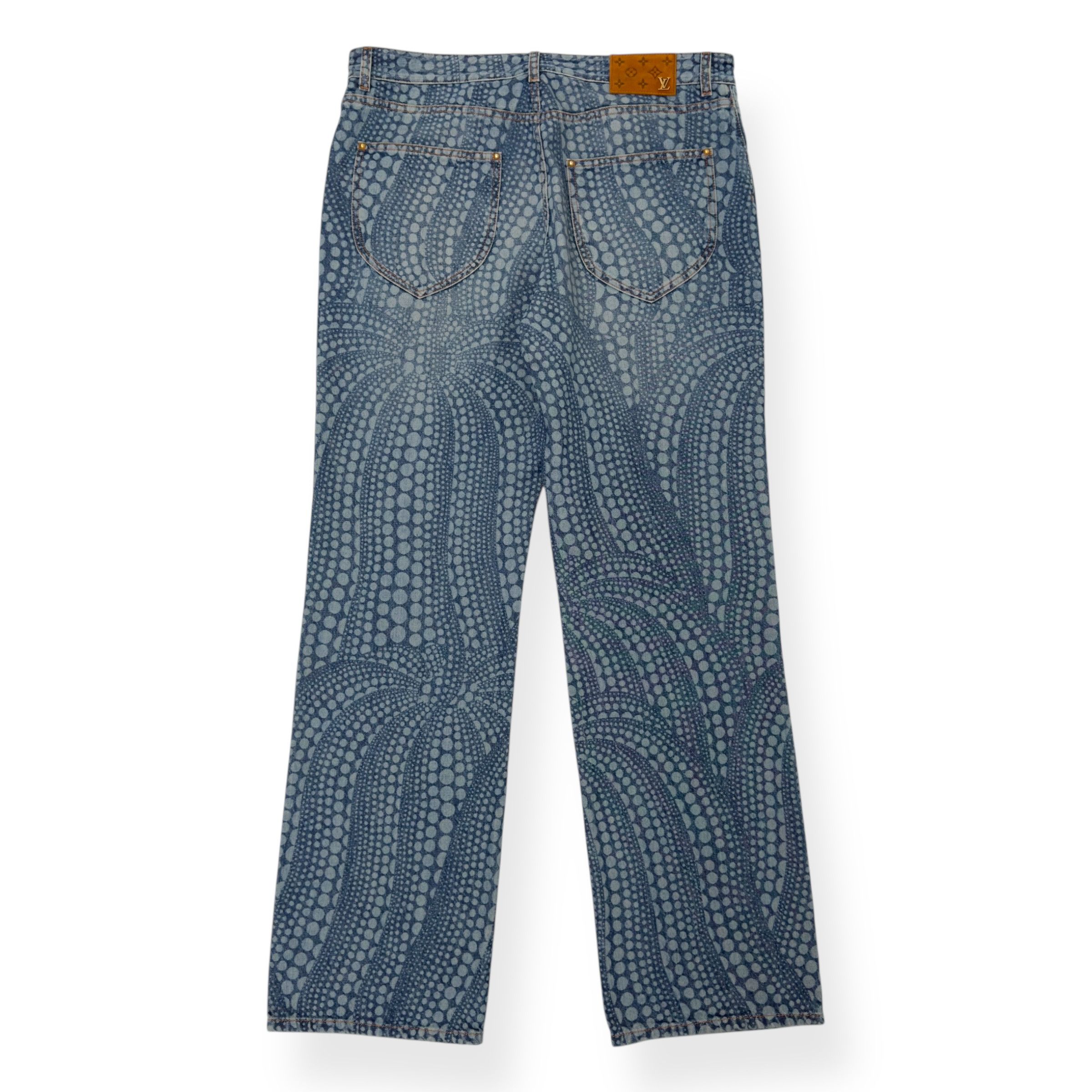 Louis Vuitton LOUIS VUITTON X YAYOI KUSAMA PUMPKIN PRINT DENIM JEANS W34” Size US 34 / EU 50 - 2 Thumbnail