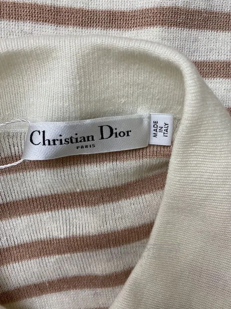 Dior Dior 2022 Striped Collar Knit Top. Size US S / EU 44-46 / 1 - 4 Thumbnail