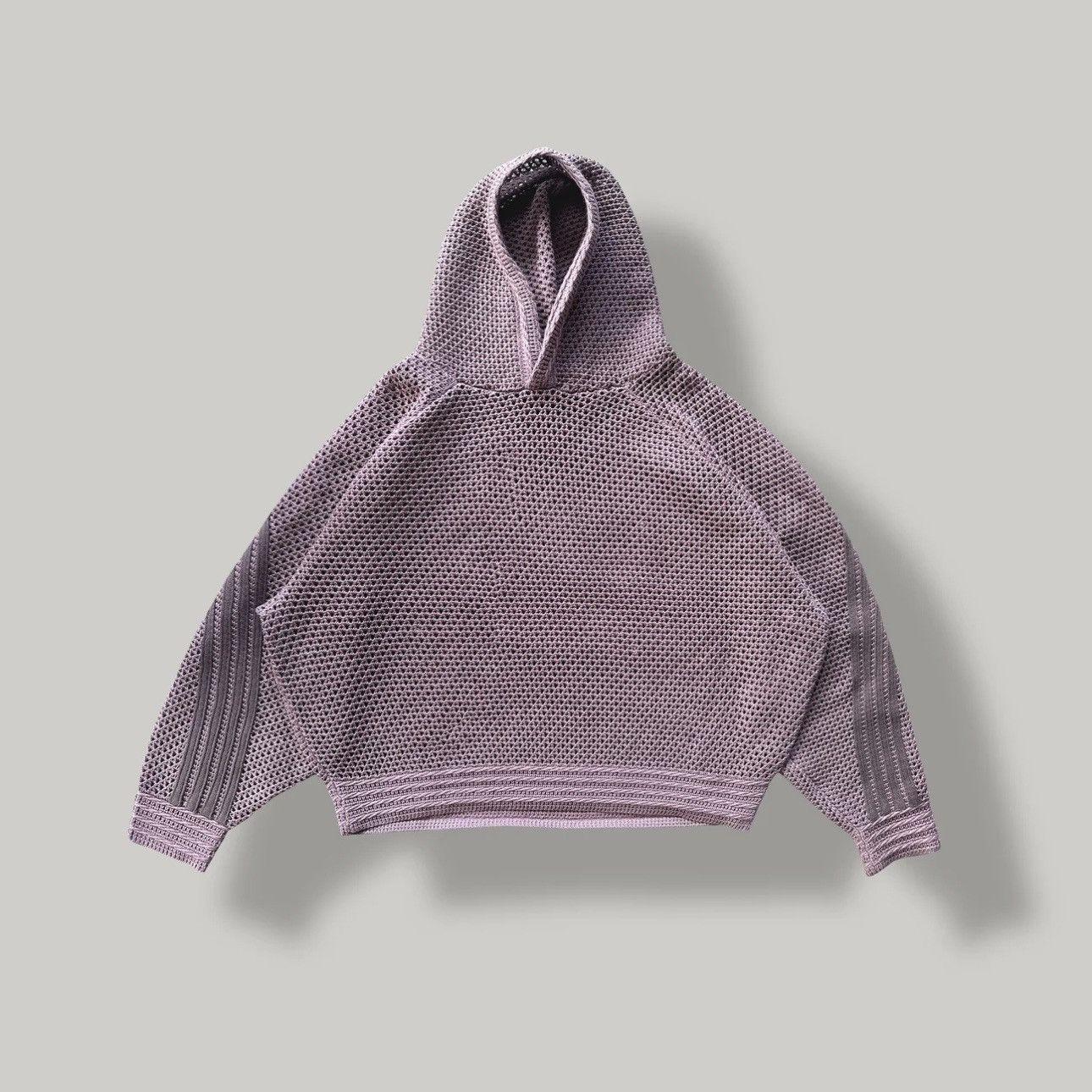 Saalt Studio Saalt Studio Wine Crochet Hoodie Large | Grailed