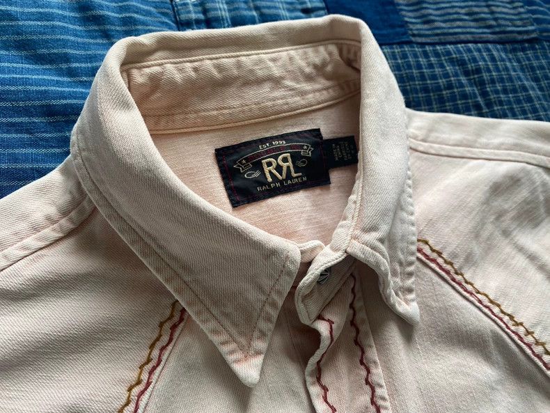 RRL Ralph Lauren RRL Ralph Lauren Old Thick Western Embroidered Silver Butt Size US S / EU 44-46 / 1 - 2 Thumbnail