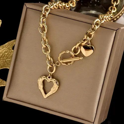 Other Vintage Love Heart Necklace Size ONE SIZE - 2 Thumbnail