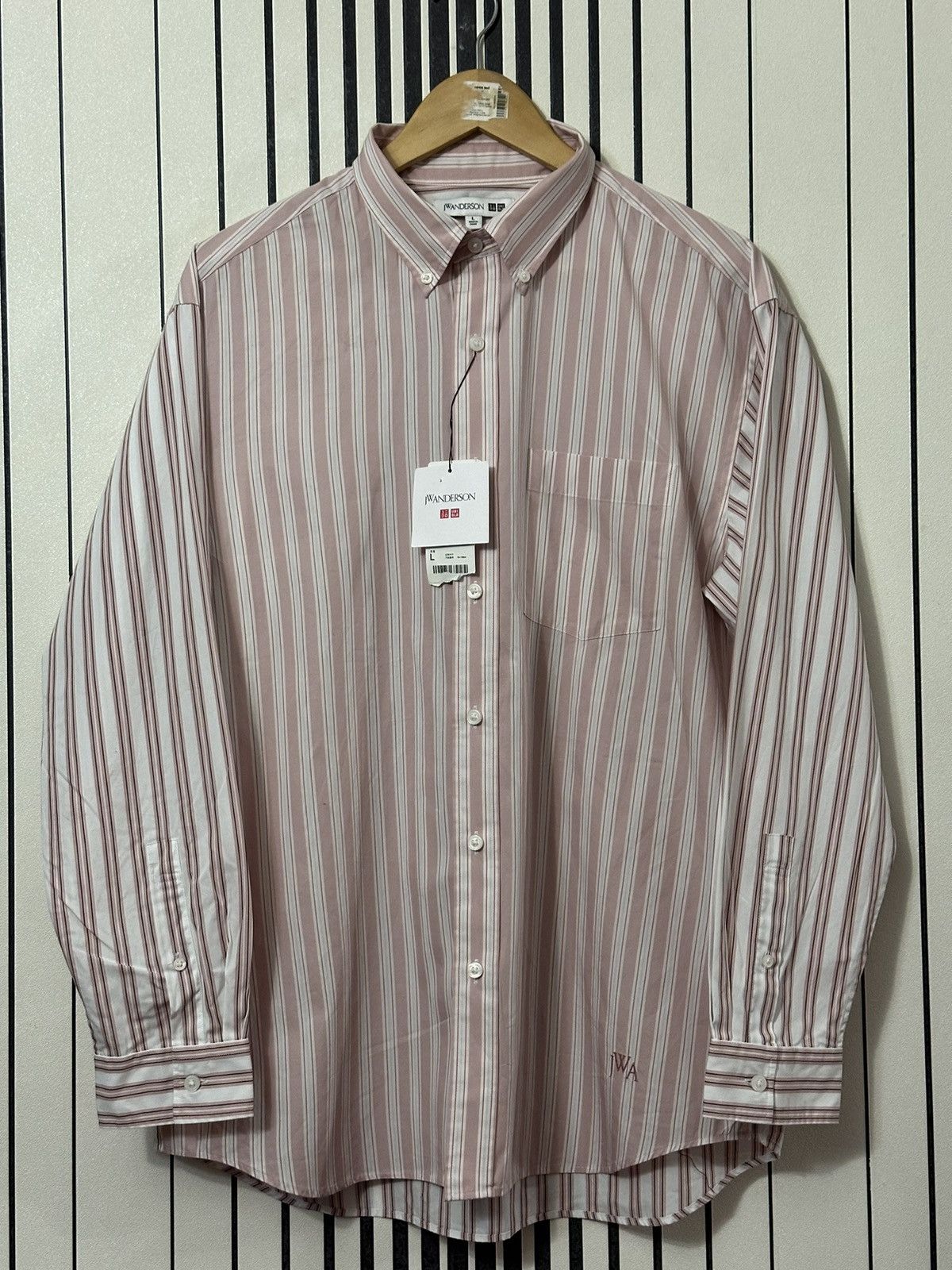 JW Anderson × Uniqlo 🌸Uniqlo by JW Anderson Beautiful Striped Classic Shirt Size US L / EU 52-54 / 3 - 1 Thumbnail