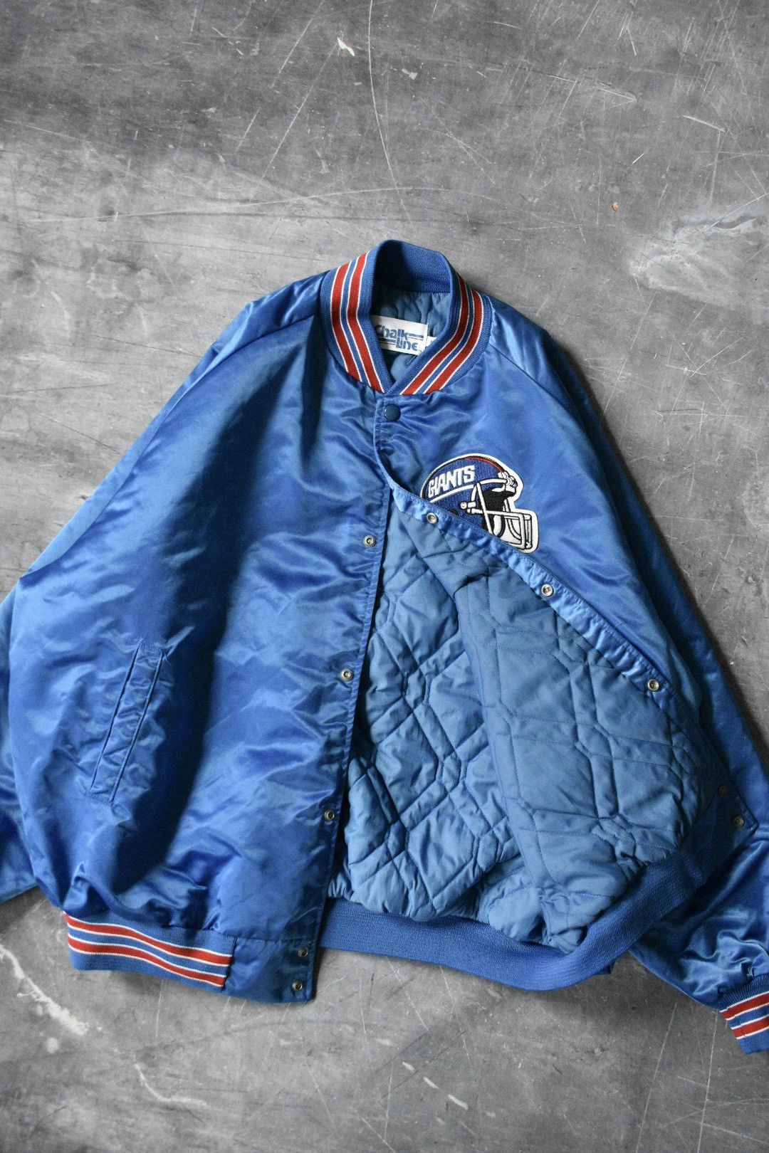 Vintage Vintage 90s New York Giants NFL Chalk Line Jacket (XL) Size US XL / EU 56 / 4 - 5 Thumbnail