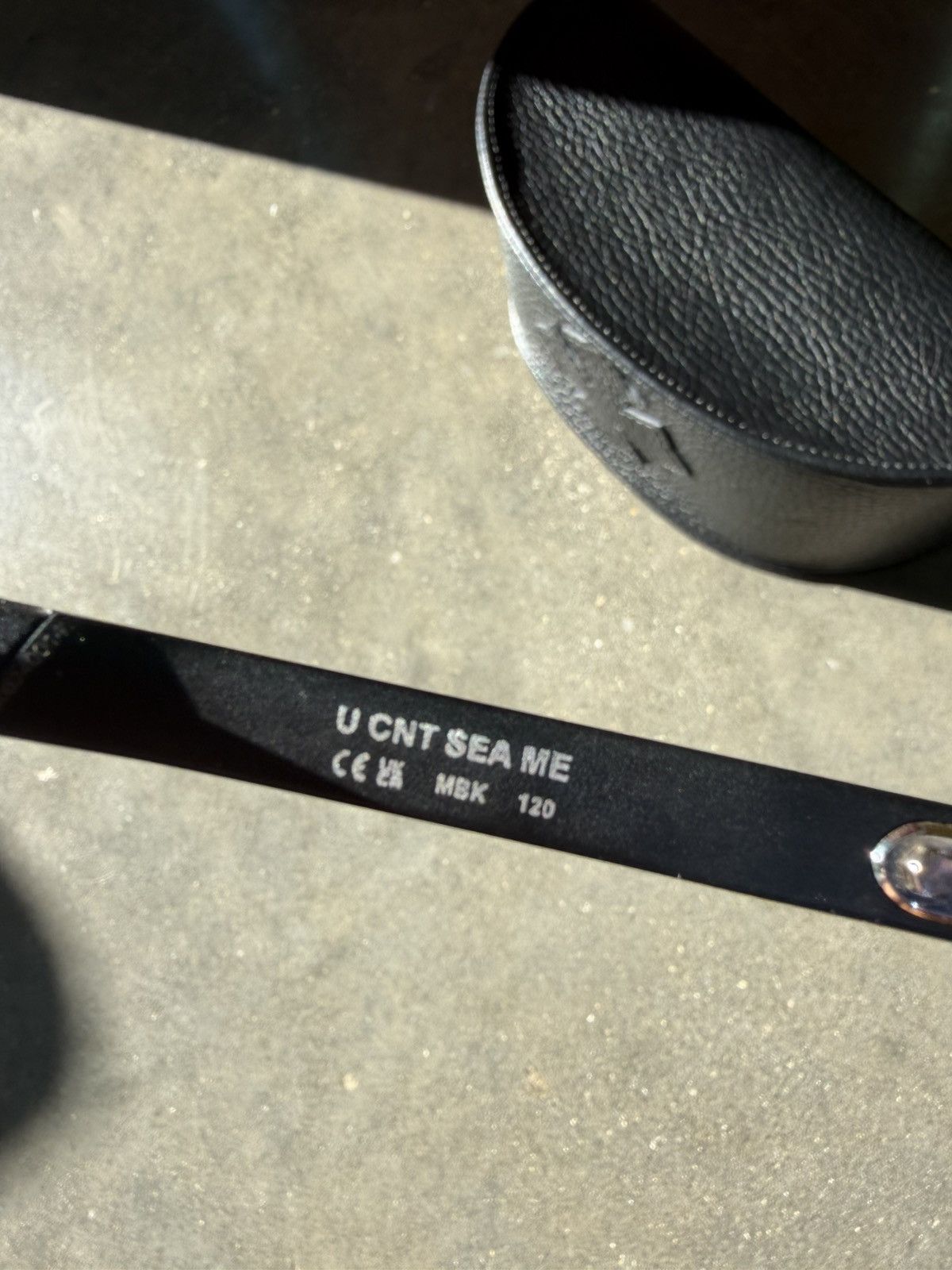 Chrome Hearts Chrome Hearts U CANT SEA ME sunglasses Size ONE SIZE - 4 Thumbnail