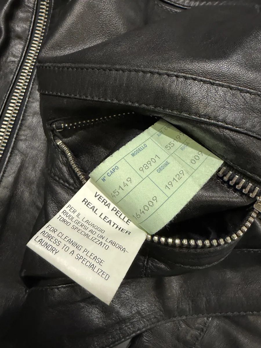 Dolce & Gabbana SS2002 Dolce & Gabbana Black Multi Zips Biker Leather Jacket with Detachable Sleeves Size US M / EU 48-50 / 2 - 7 Thumbnail