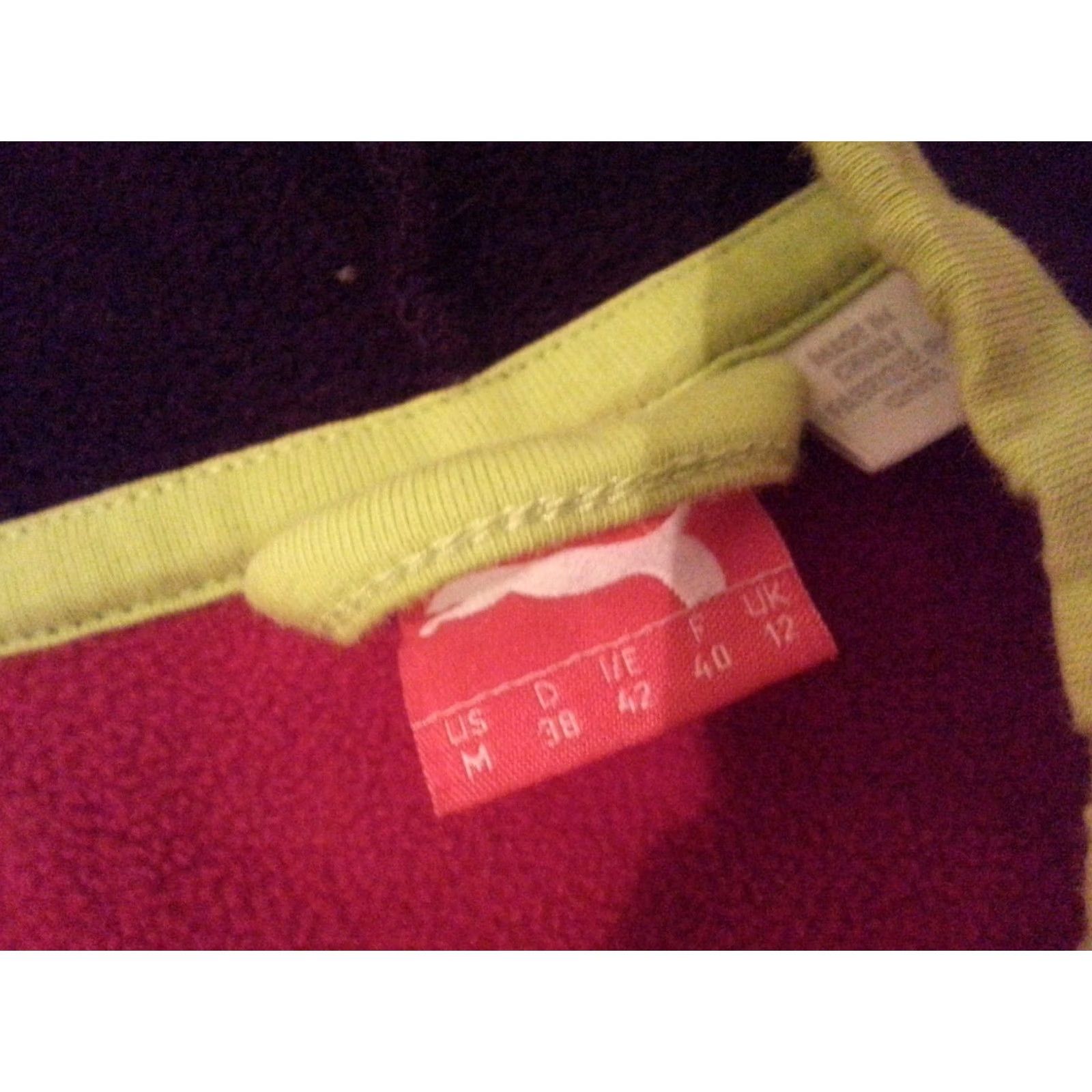 Puma PUMA Hoodie Sweater M Purple Womens Athletic Gym Workout Shirt Size M / US 6-8 / IT 42-44 - 6 Thumbnail