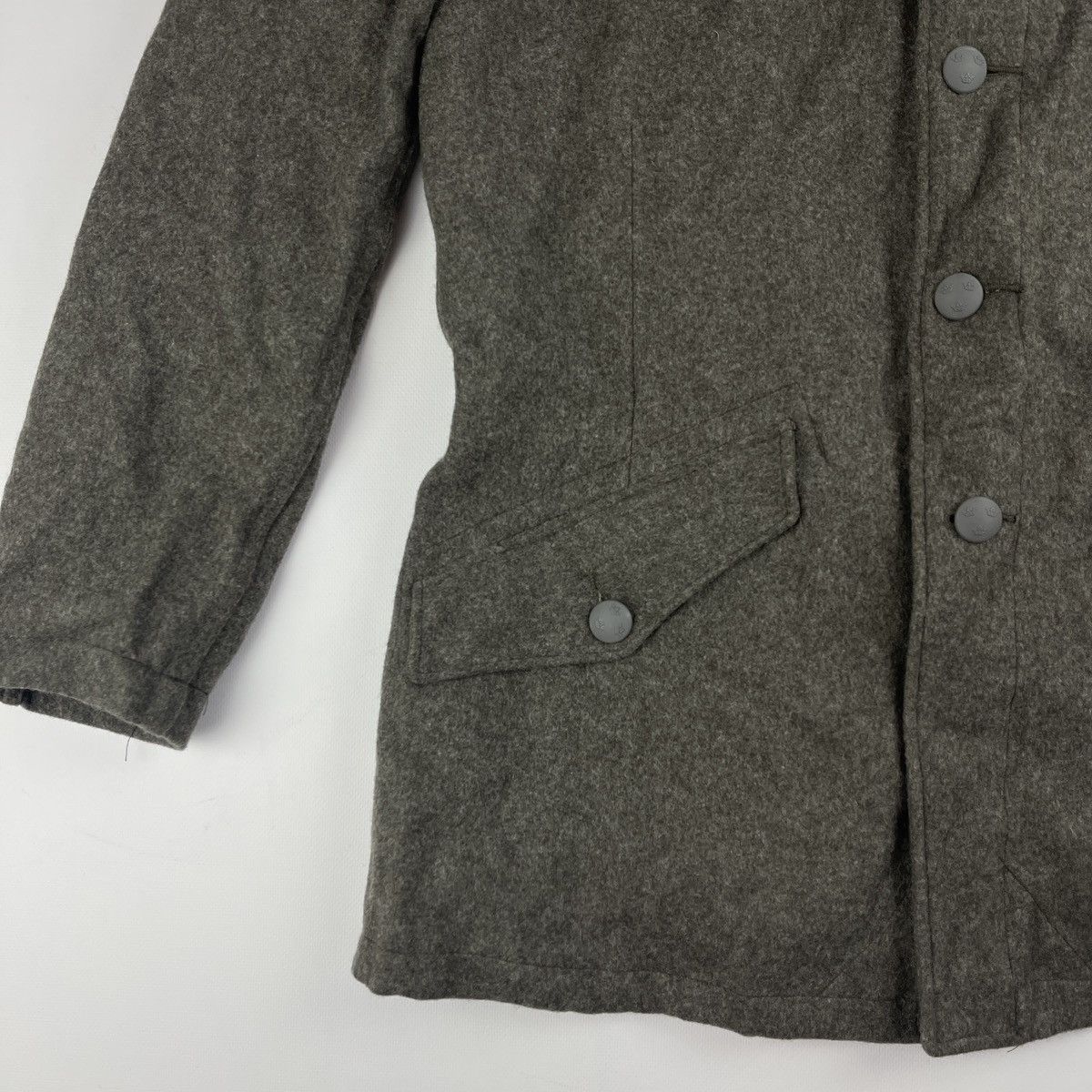 Vintage Vtg 1978 Swedish Military Khaki Suit Coat Pants Size 42R - 6 Thumbnail