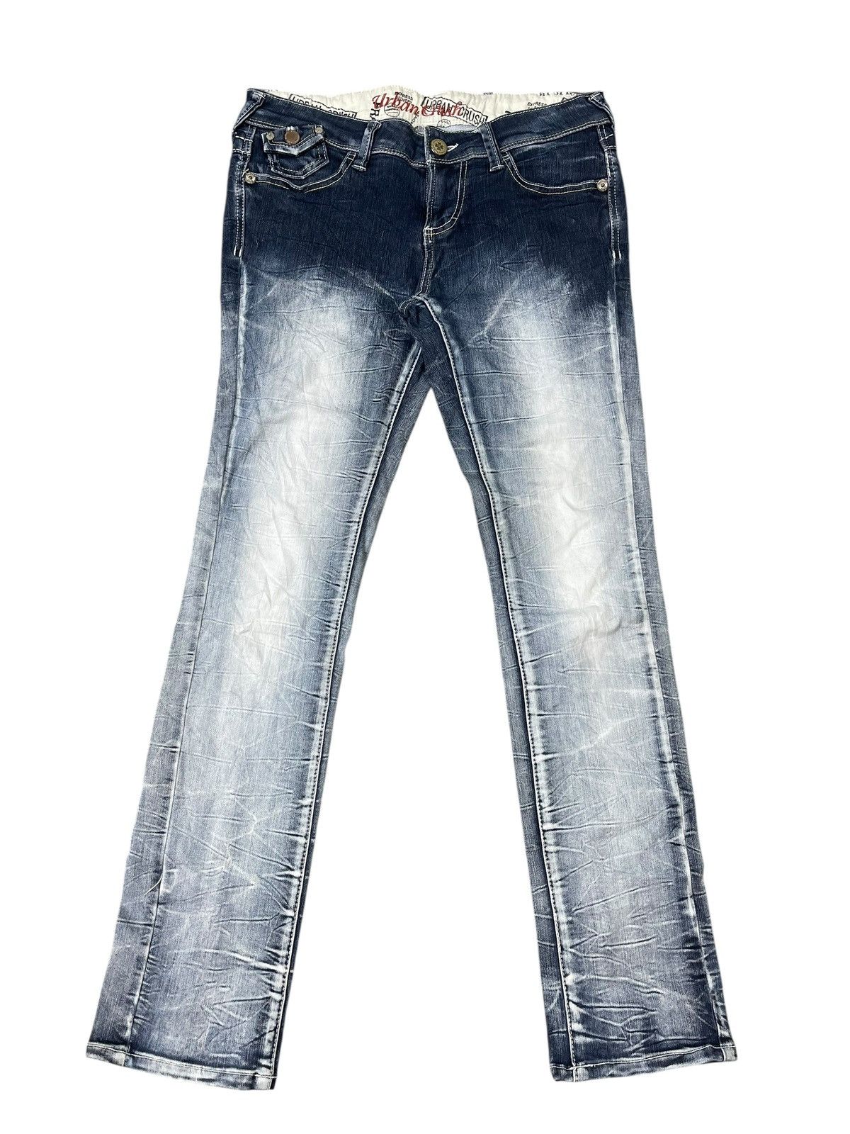 Japanese Brand Vintage Urban Crush by Spycy Denim Jeans Streetwear Size US 32 / EU 48 - 1 Thumbnail