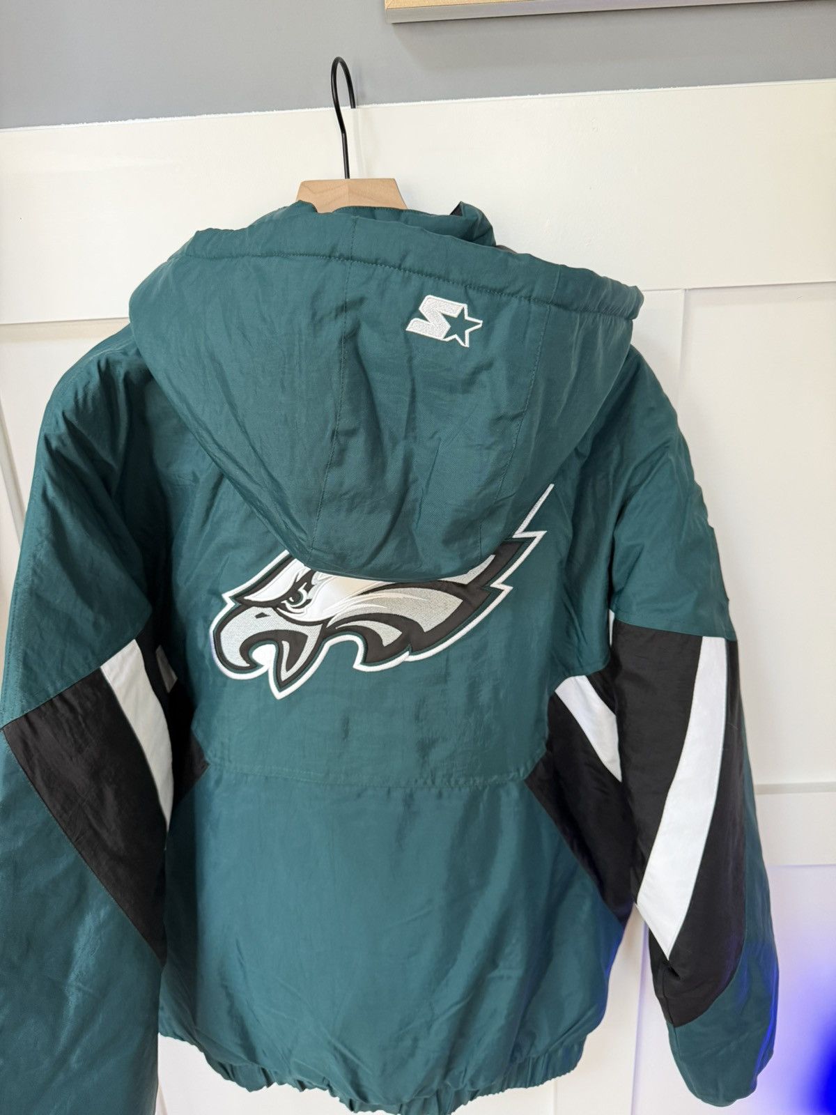 Starter Philadelphia Eagles Starter Anorak Jacket pull over NFL Size US L / EU 52-54 / 3 - 6 Thumbnail