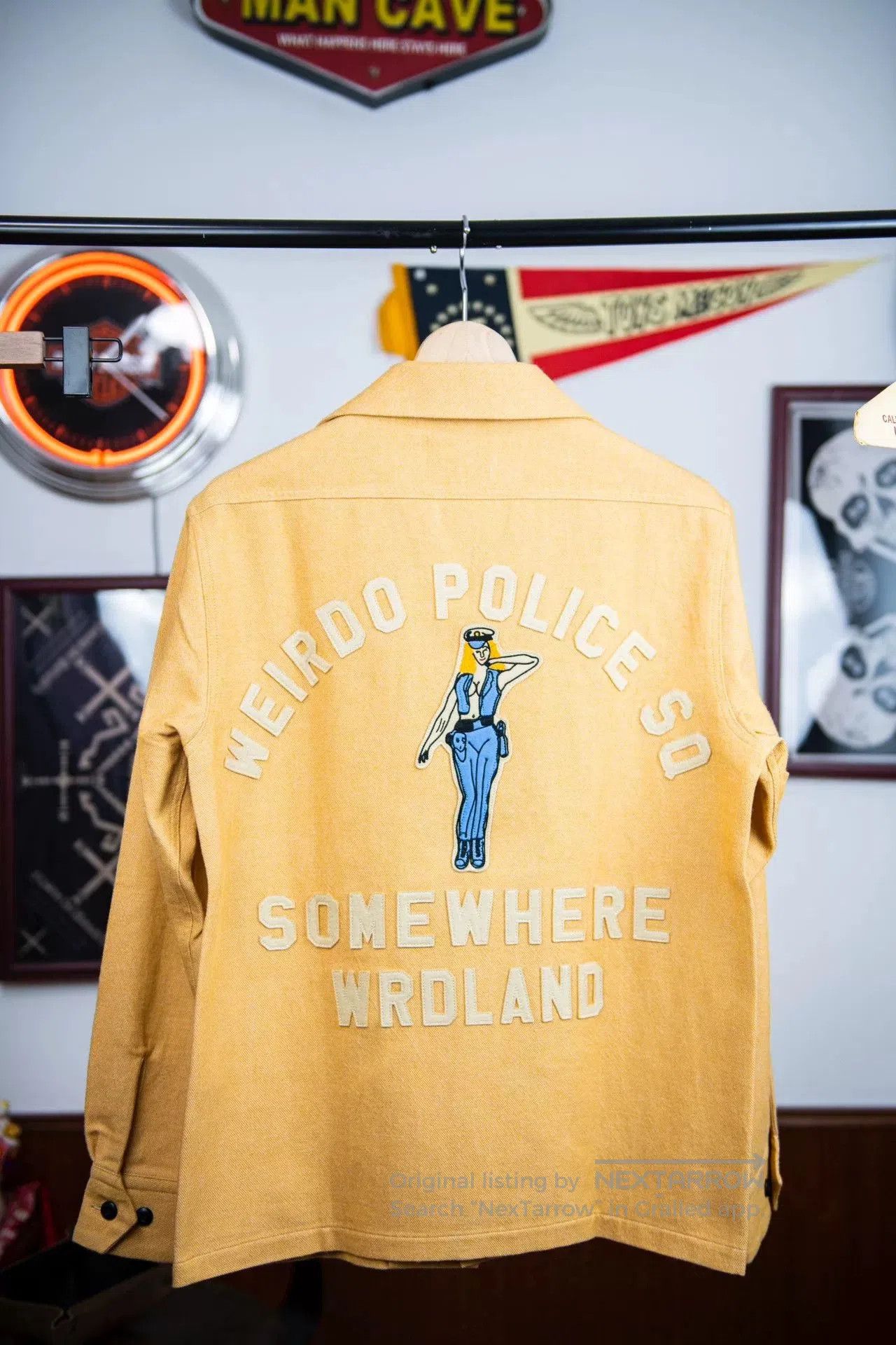 Other Weirdo Cuban Collar Police Patch Shirt. Size S / US 4 / IT 40 - 1 Thumbnail