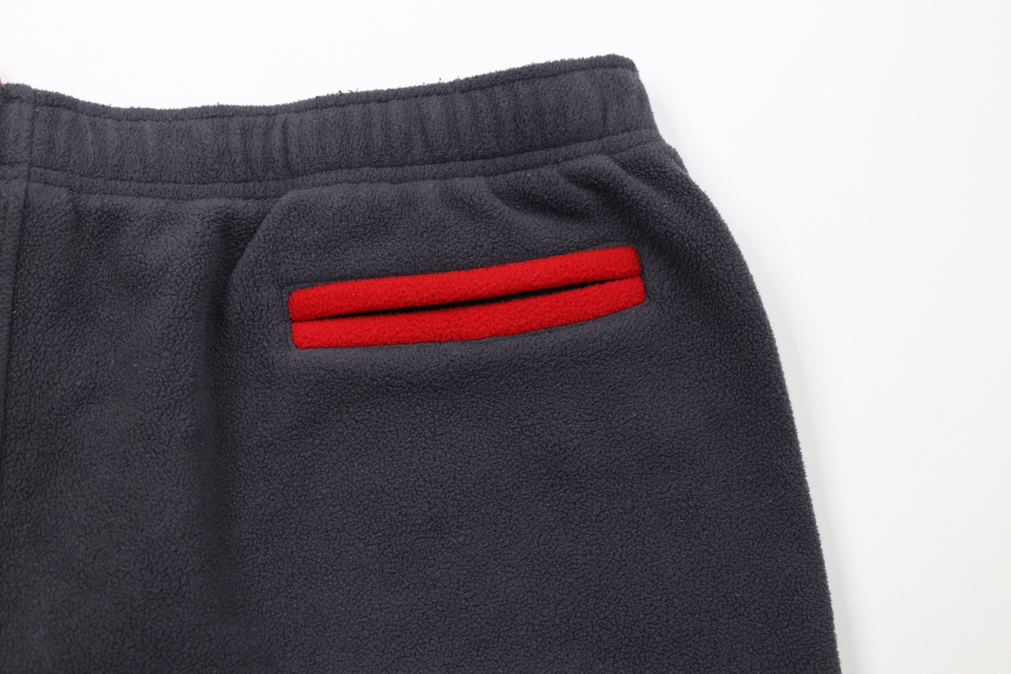 Vintage Vintage 90s Streetwear Knee Fleece Shorts Charcoal Gray Size US 36 / EU 52 - 9 Thumbnail