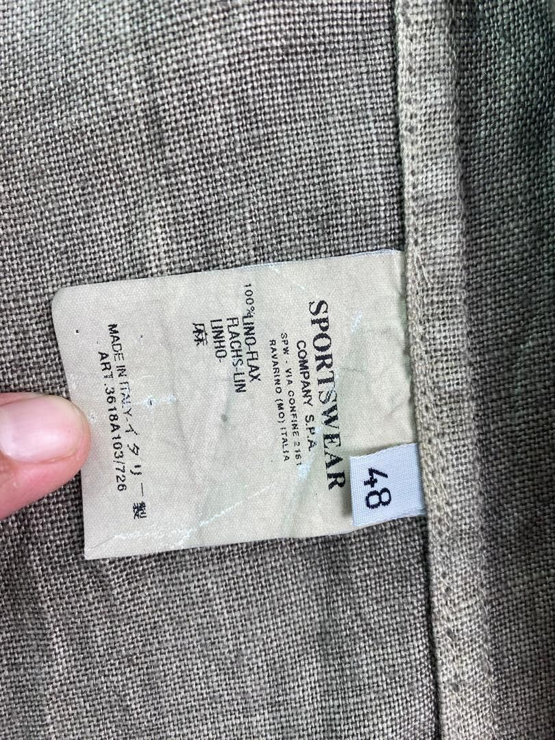 C.P. Company × Vintage Vtg rare CP Company 3 button linen jacket Size US M / EU 48-50 / 2 - 7 Thumbnail