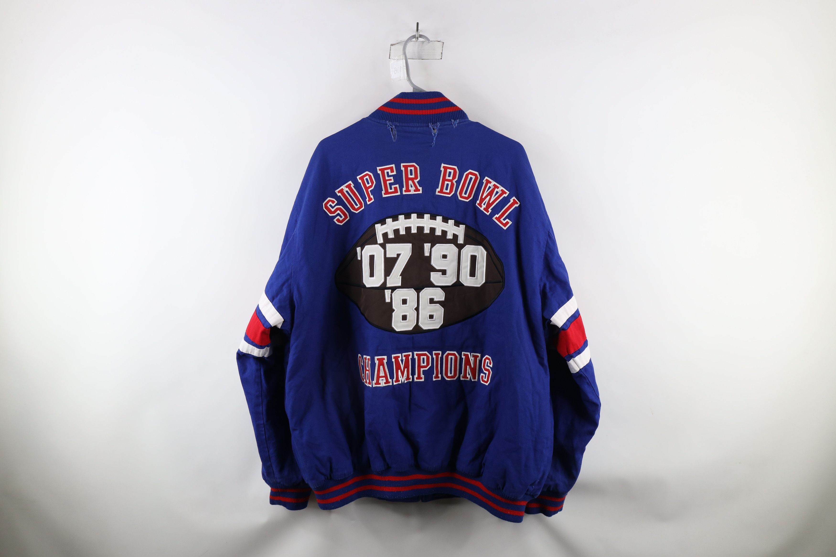 Vintage Vintage Y2K Reversible Bowl Champs New York Giants Jacket Size US XXL / EU 58 / 5 - 20 Thumbnail