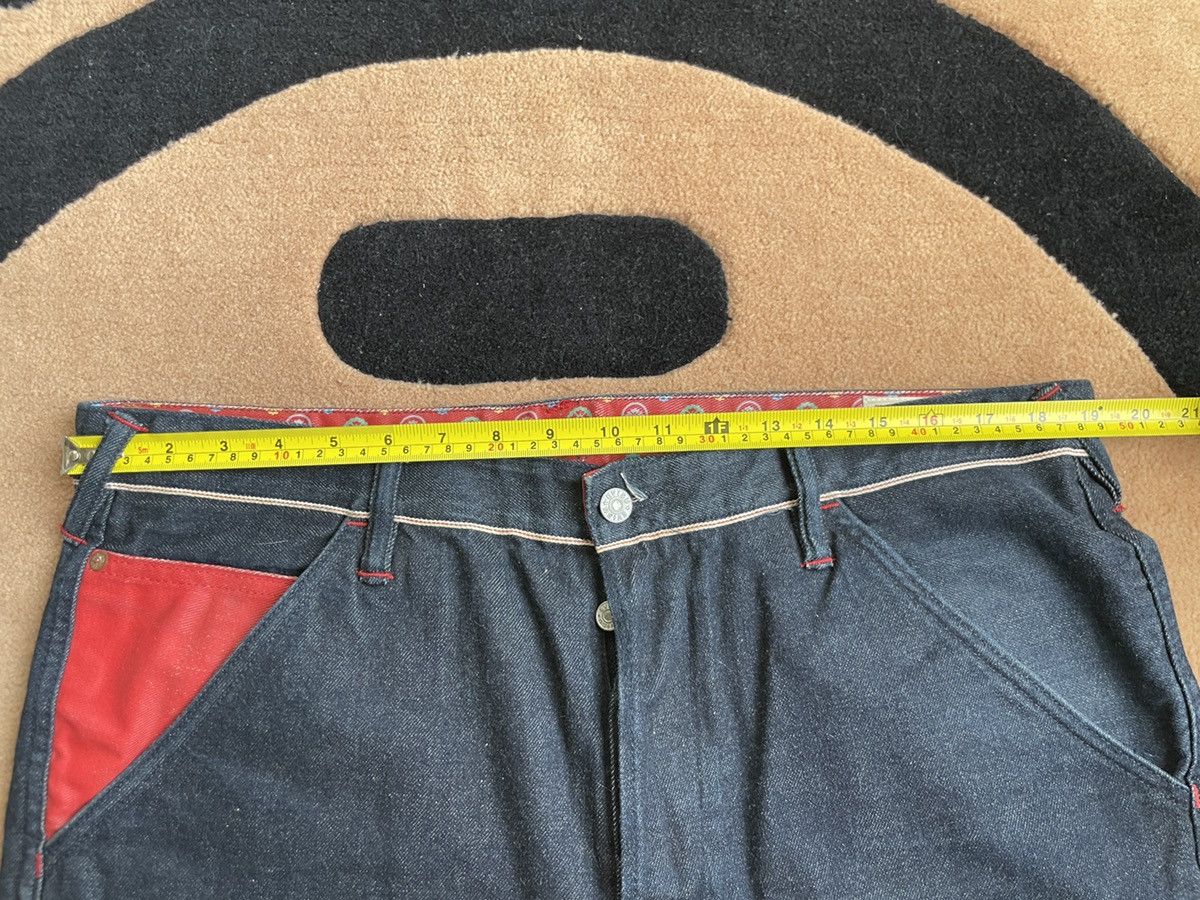 Evisu × Japanese Brand × Vintage evisu multi- pocket style denim jeans size：36 Size US 36 / EU 52 - 9 Thumbnail
