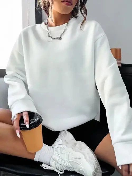 Japanese Brand × Vintage Fashion Womans Sweatshirt Everything Will Be Okay Letter Size L / US 10 / IT 46 - 1 Thumbnail
