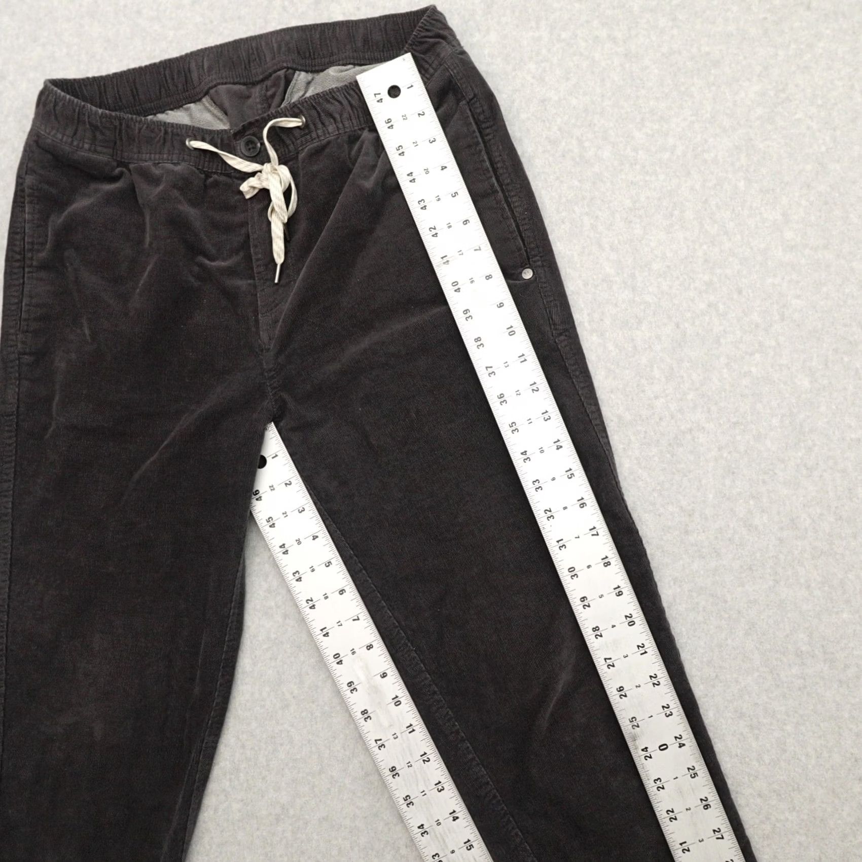 Vuori VUORI Pants Mens M (31X31) Gray Corduroy Drawstring Stretch Jogger Regular Inseam 31 USA Shirt Shoes? Size US 31 - 5 Thumbnail