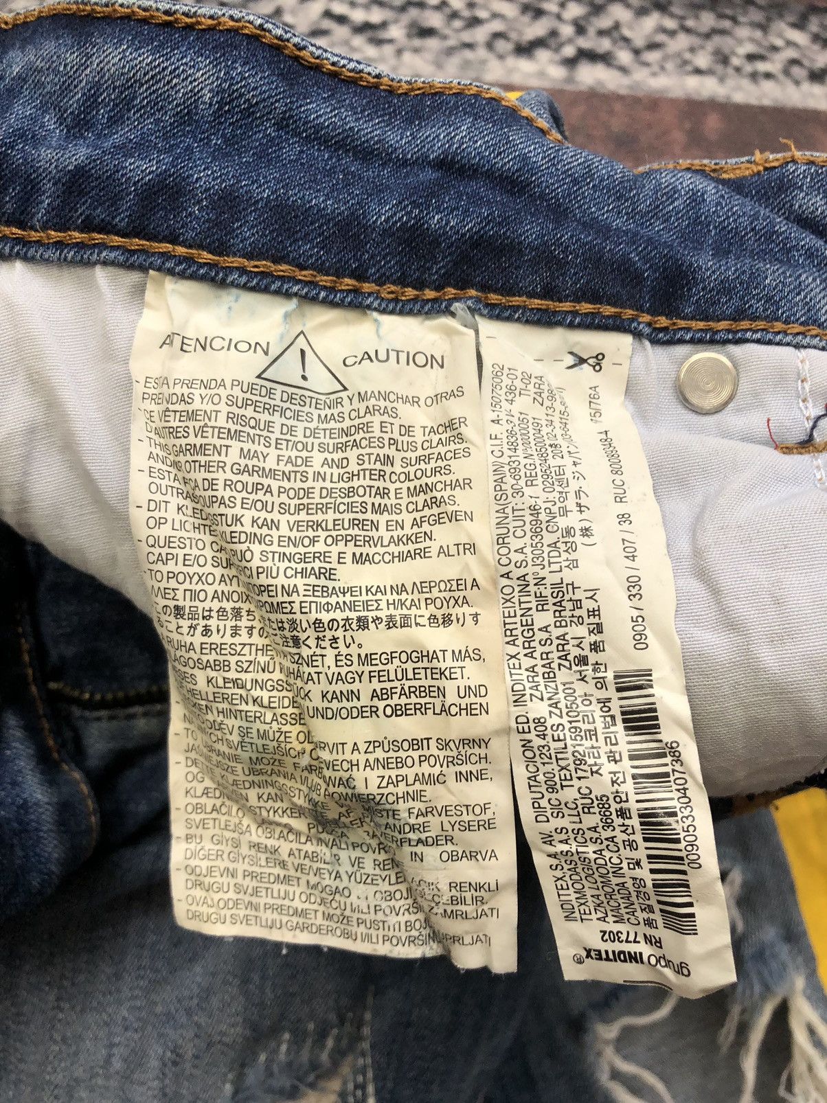 Zara *OG* Zara Premium Distressed Skinny Jeans Size US 30 / EU 46 - 17 Thumbnail