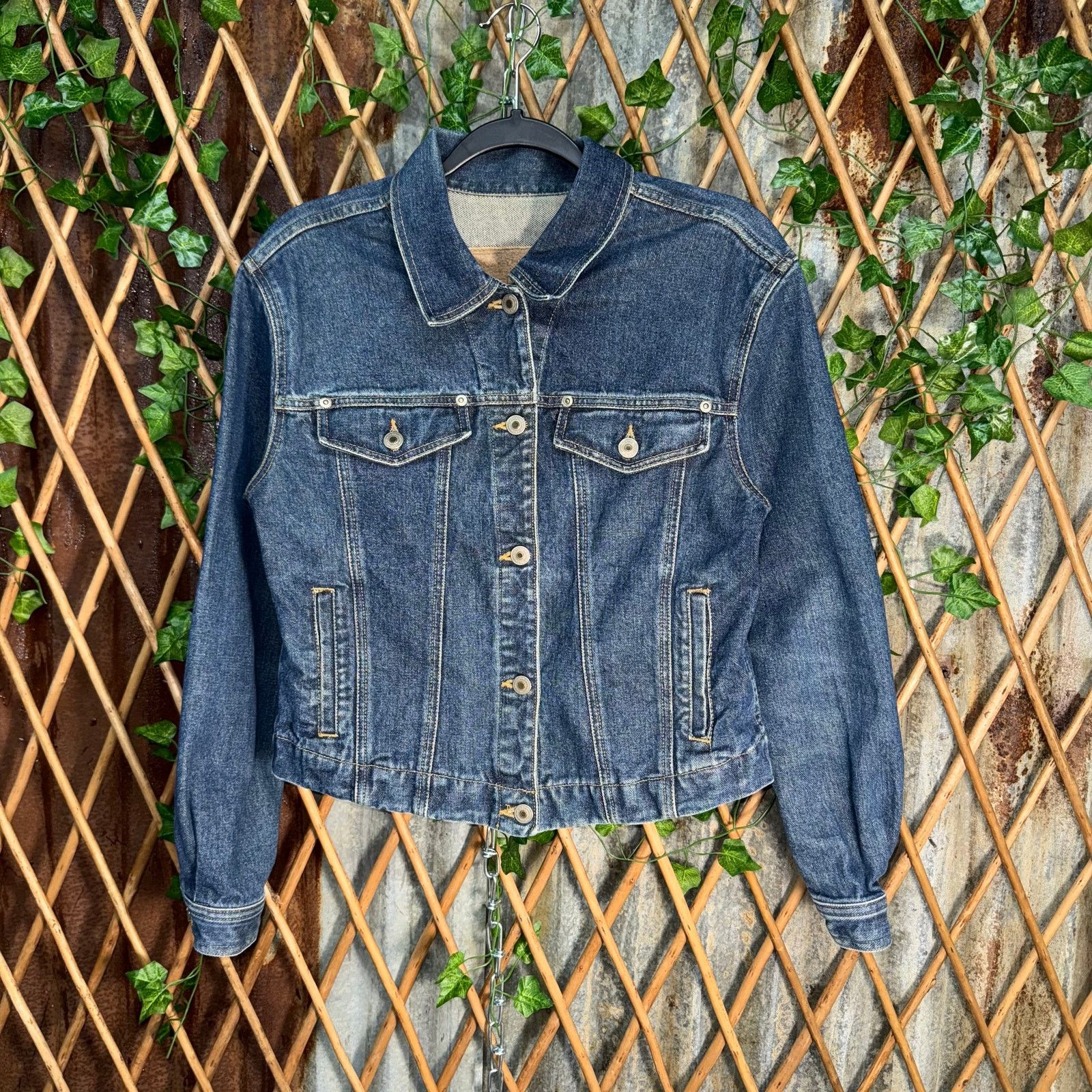 Harley Davidson Vintage Y2K Liz Claiborne harley davidson patch denim jacket Size S / US 4 / IT 40 - 2 Thumbnail