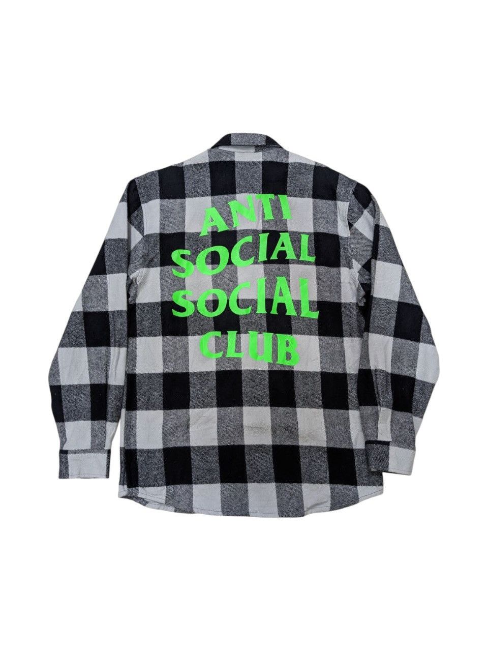 Anti Social Social Club Anti Social Social Club Checkered Fannel Shirt Size US S / EU 44-46 / 1 - 1 Thumbnail