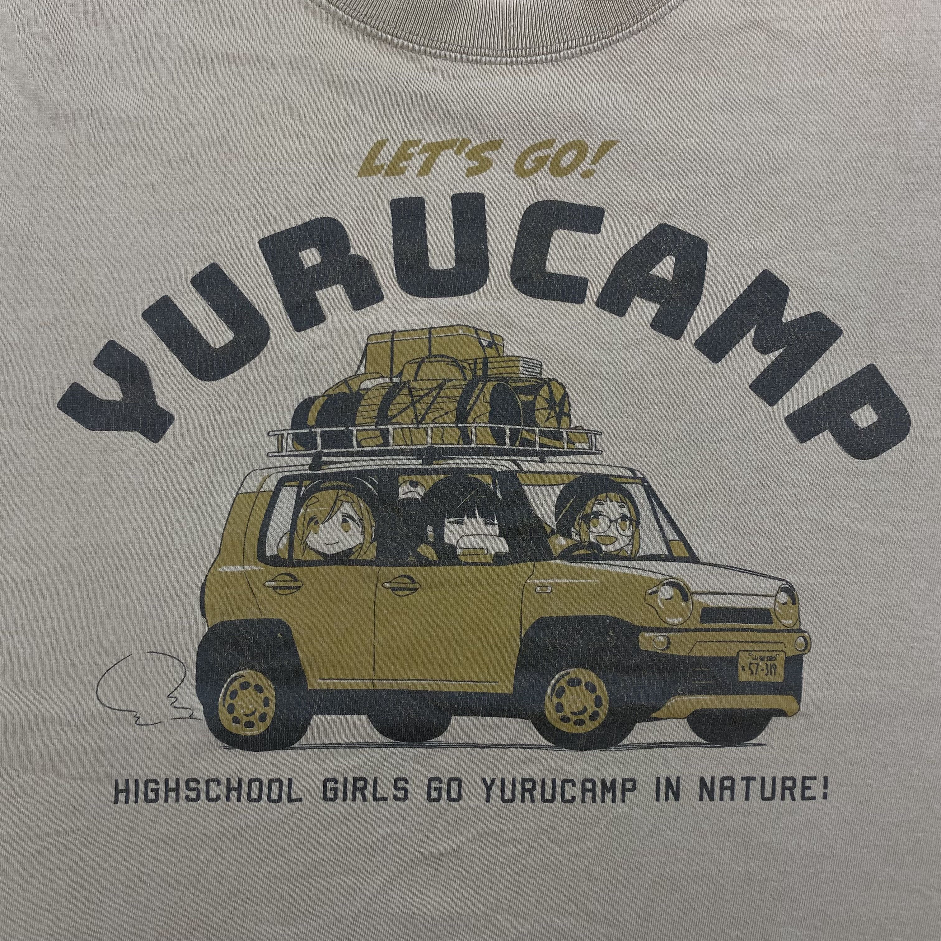Anime Vintage anime yurucamp Cospa Tshirt-N035 Size US M / EU 48-50 / 2 - 3 Thumbnail