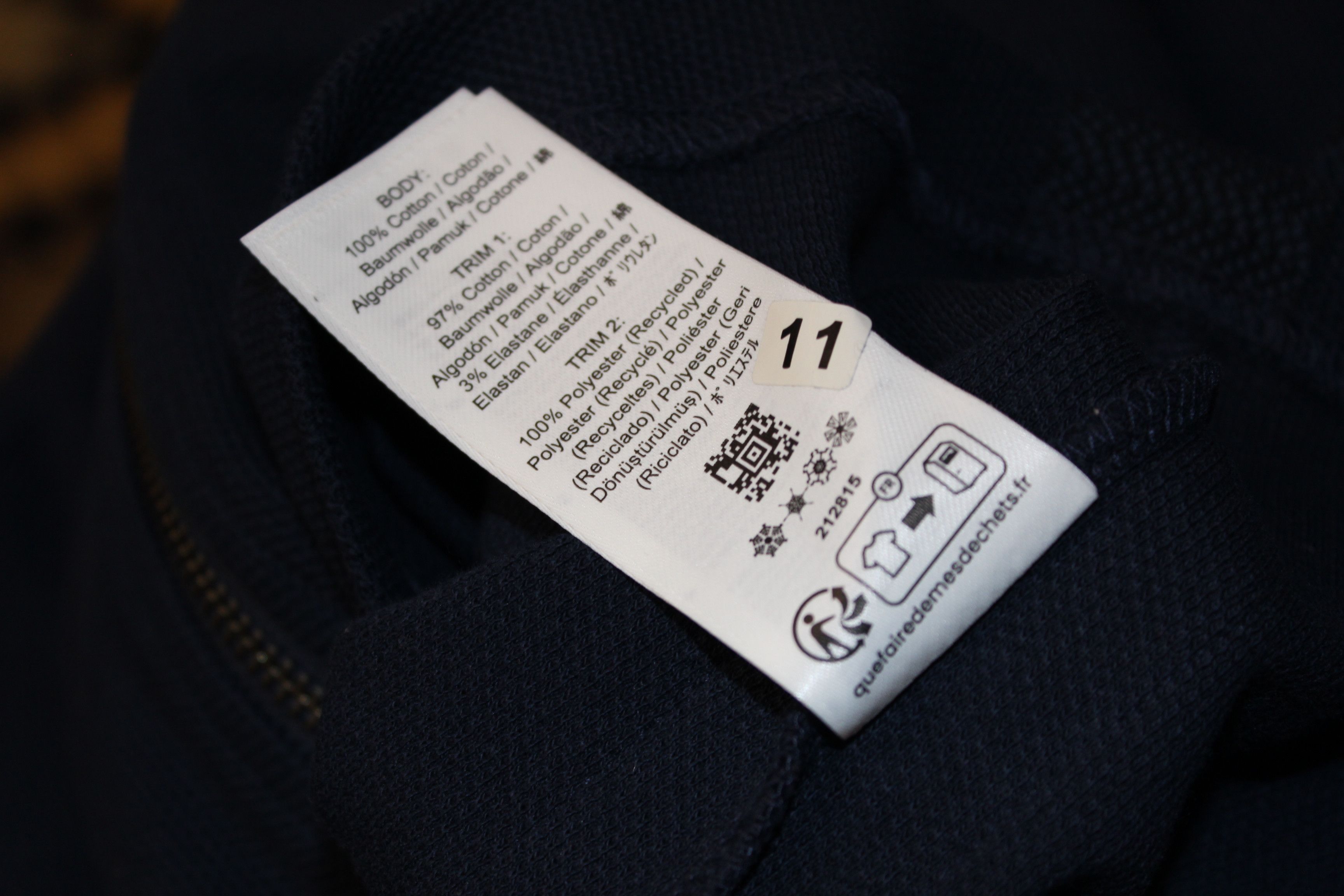 Fred Perry Men's FRED PERRY Long Sleeve Blue Zip Shirt Size US XL / EU 56 / 4 - 12 Thumbnail