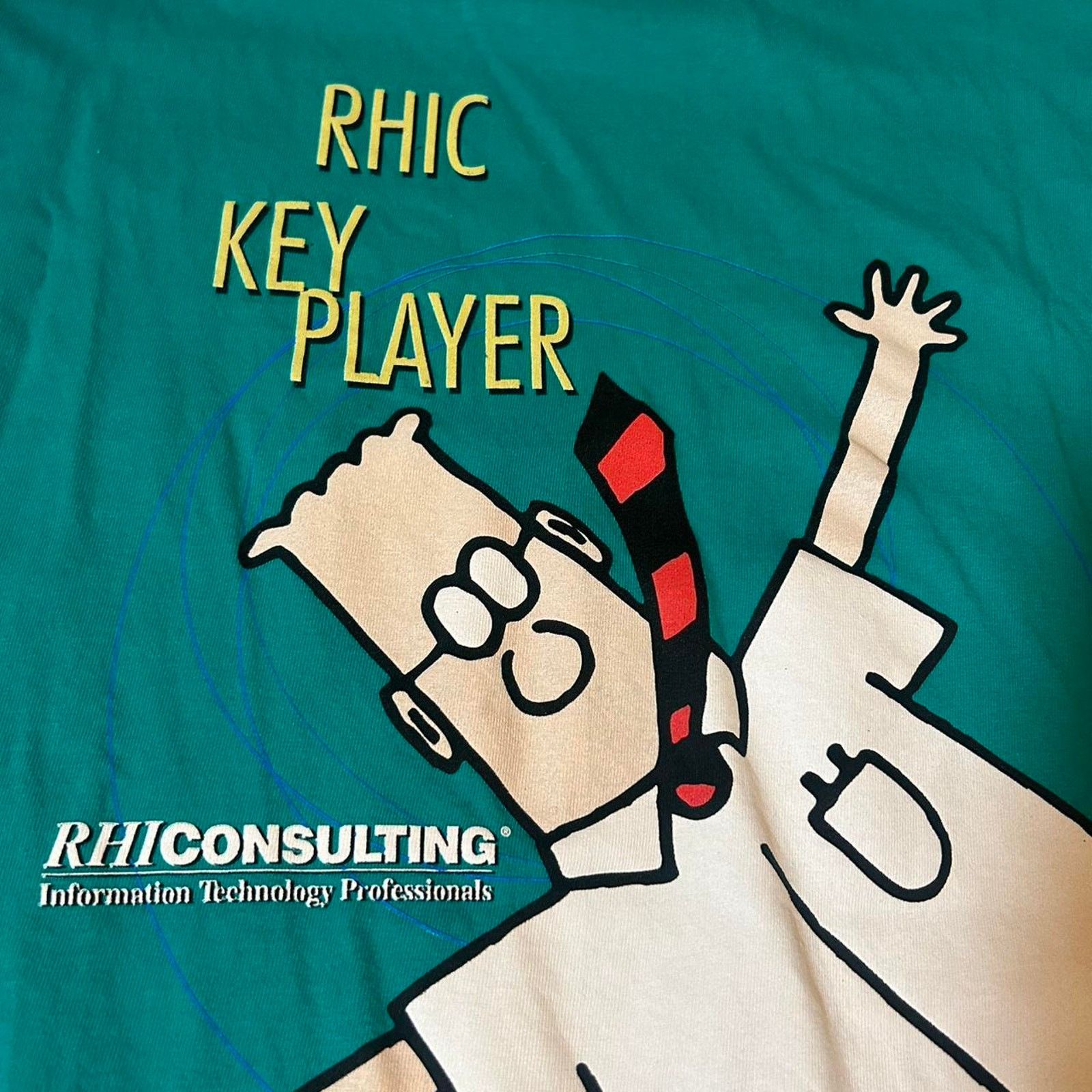 Hanes 90s hanes dilbert comic tee Size US L / EU 52-54 / 3 - 5 Thumbnail