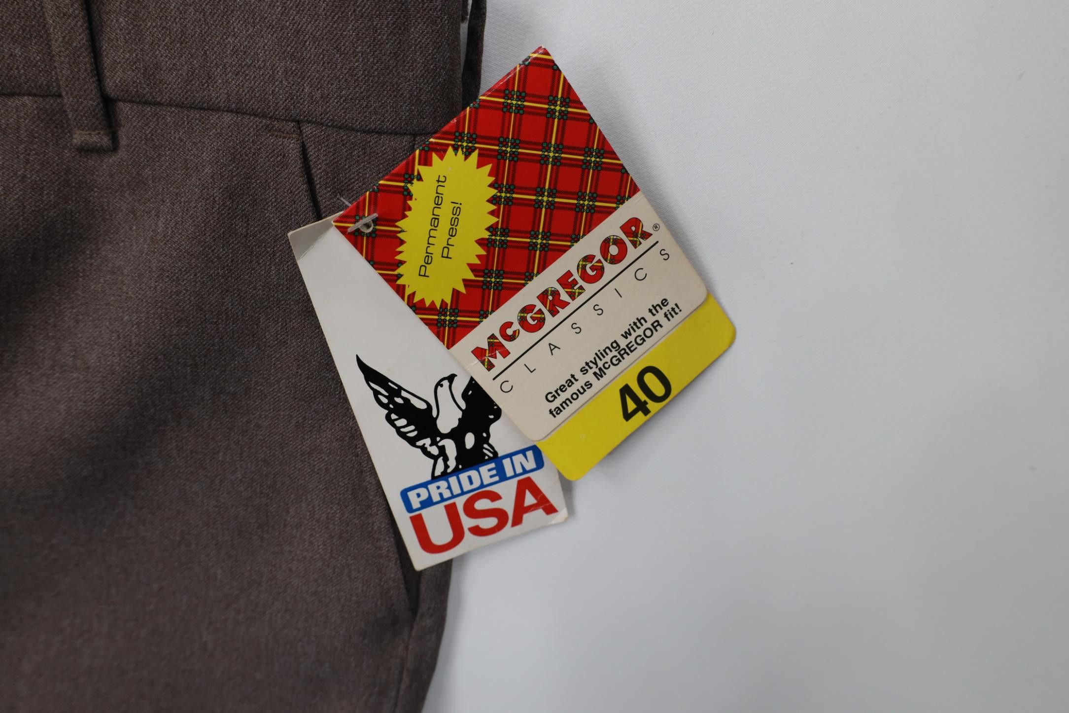 Vintage Deadstock Vintage 70s Streetwear Wide Leg Chino Pants USA Size US 40 / EU 56 - 6 Thumbnail