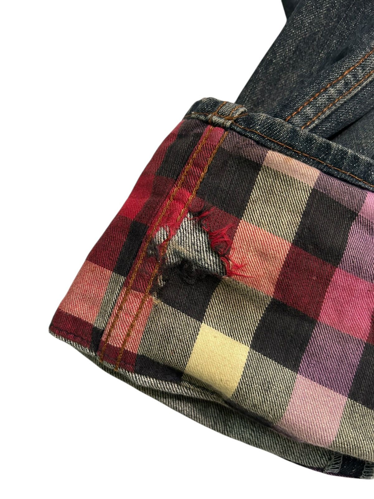 Japanese Brand × Kapital × Vintage Double Waist Dominate Japanese Punk Style Denim Jeans Size US 31 - 13 Thumbnail