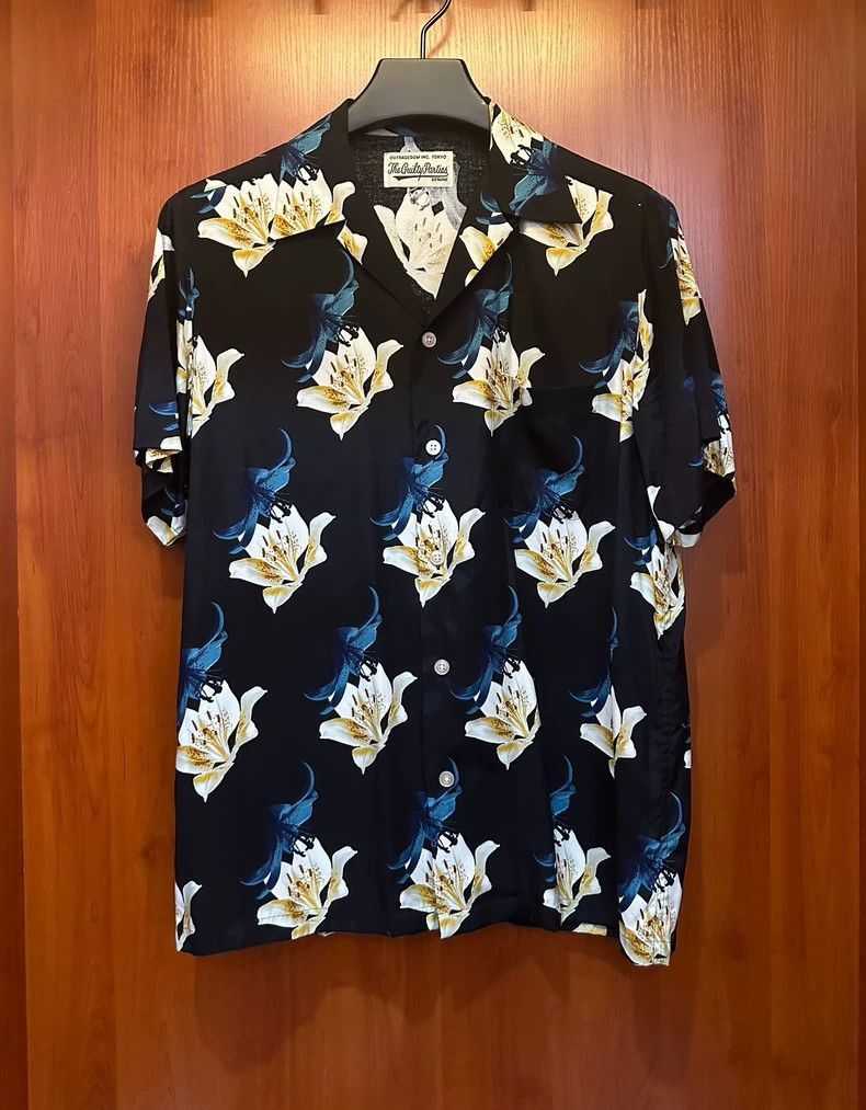 Japanese Brand Wacko Maria Limited Lily Short Sleeve Shirt-2508 Size US M / EU 48-50 / 2 - 1 Thumbnail