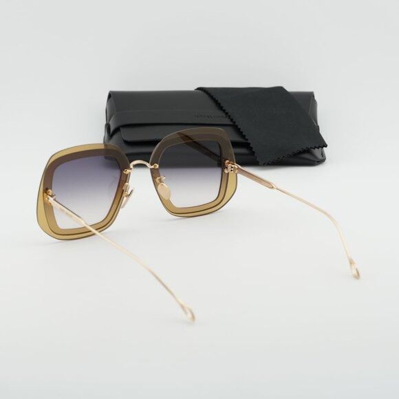 Isabel Marant Isabel Marant IM 0047/S 0DYG 9O Sunglasses Yellow Geometric Size ONE SIZE - 10 Thumbnail