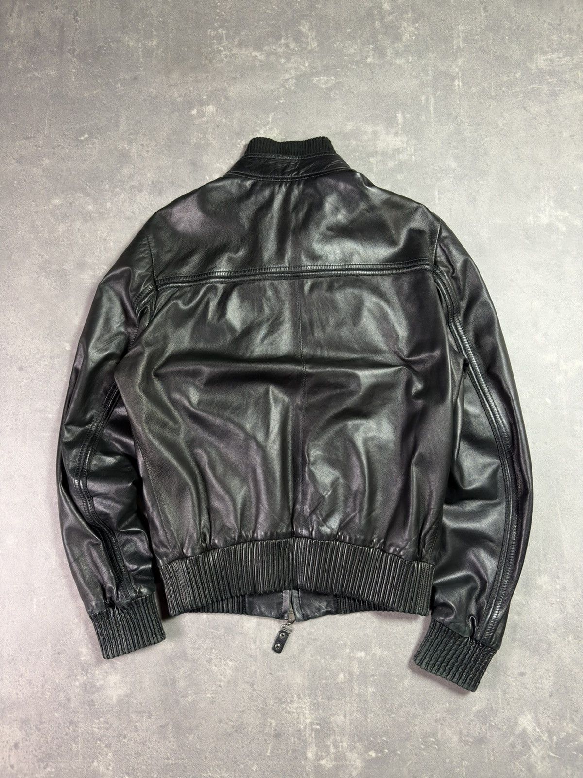 Just Cavalli 00s Just Cavalli Leather Bomber Jacket M L Archive Size US M / EU 48-50 / 2 - 2 Thumbnail